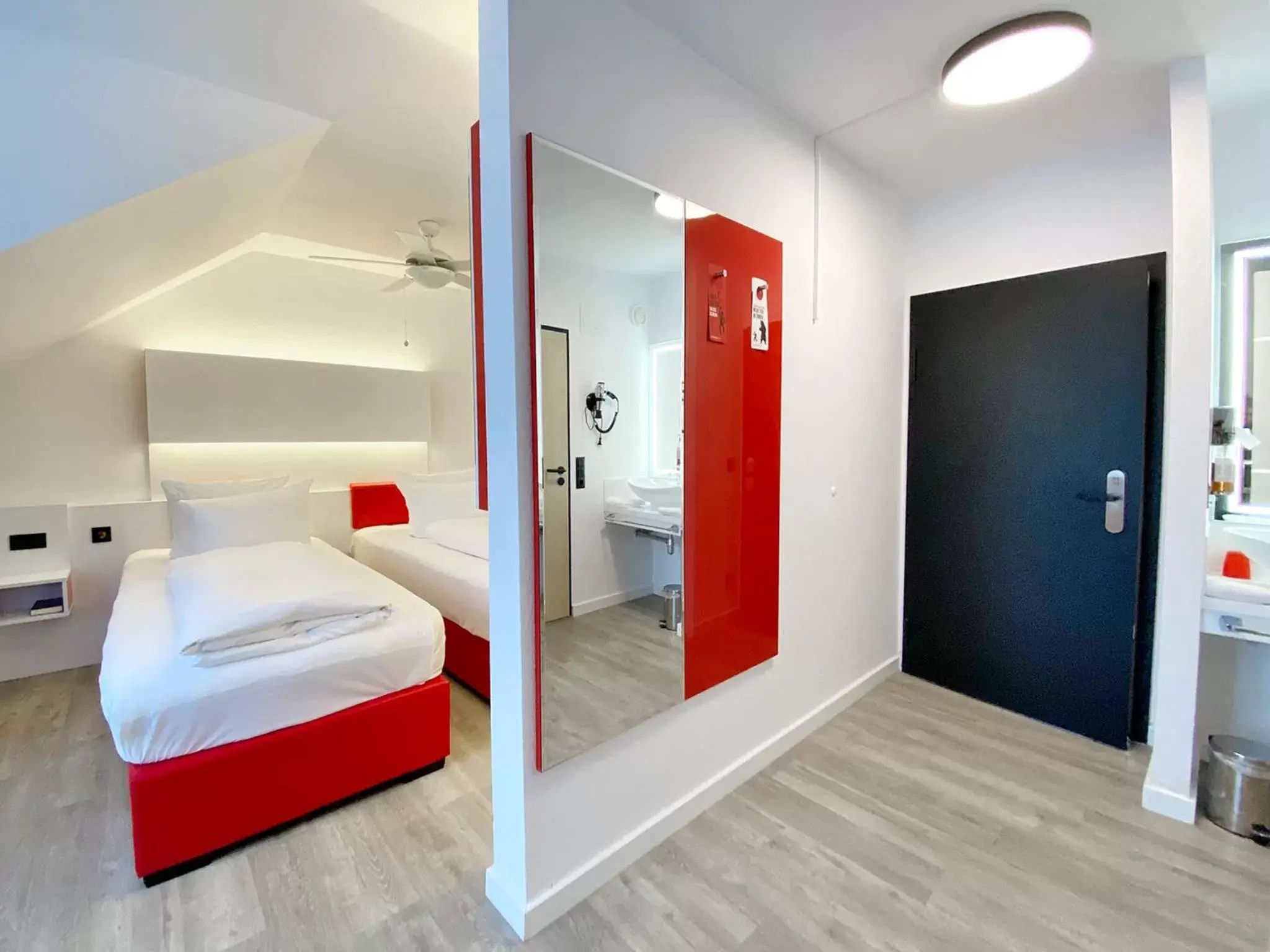 Photo of the whole room, Bed in DORMERO Hotel Hoyerswerda