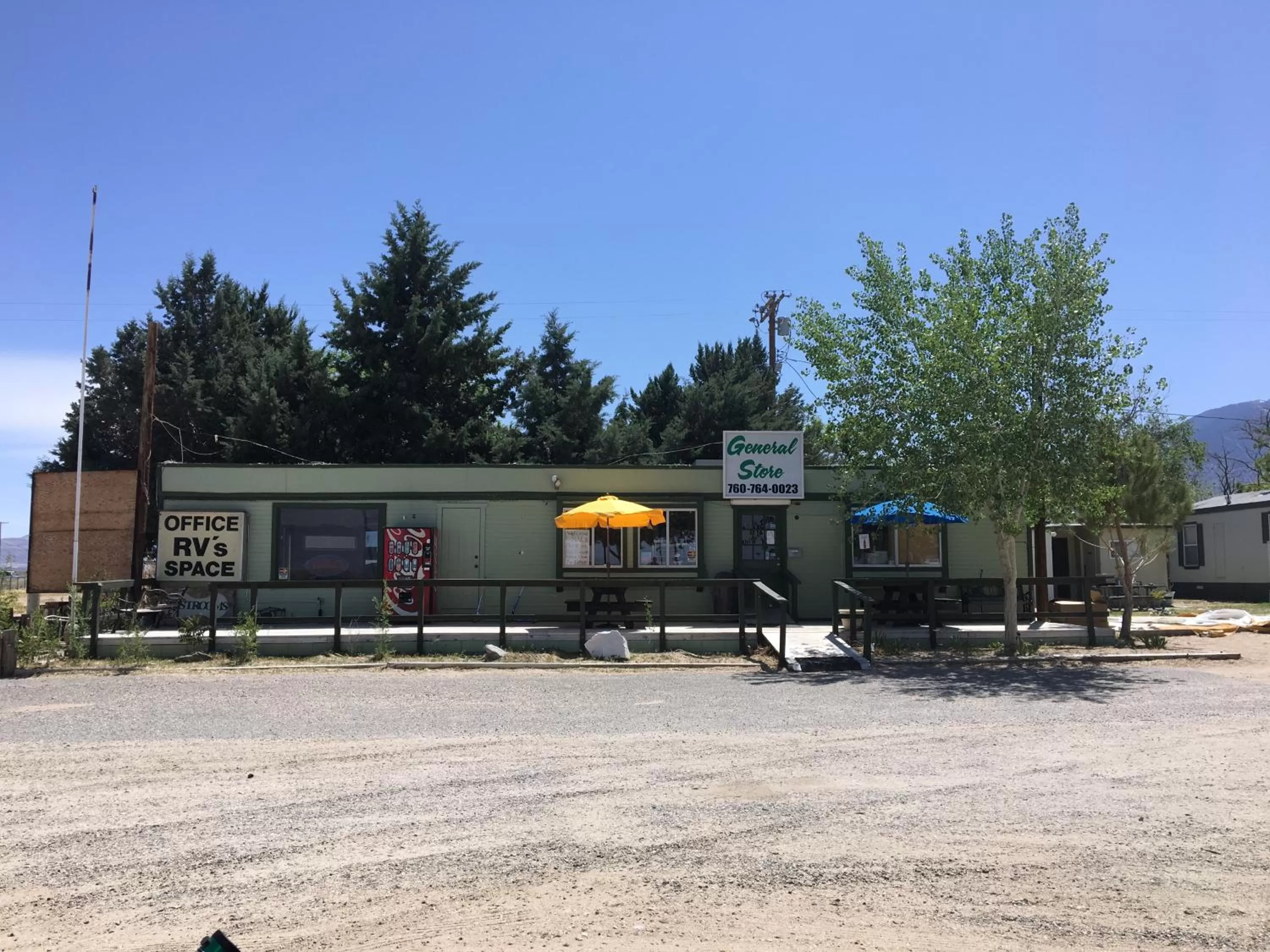 Property building in Olancha RV Park and Motel
