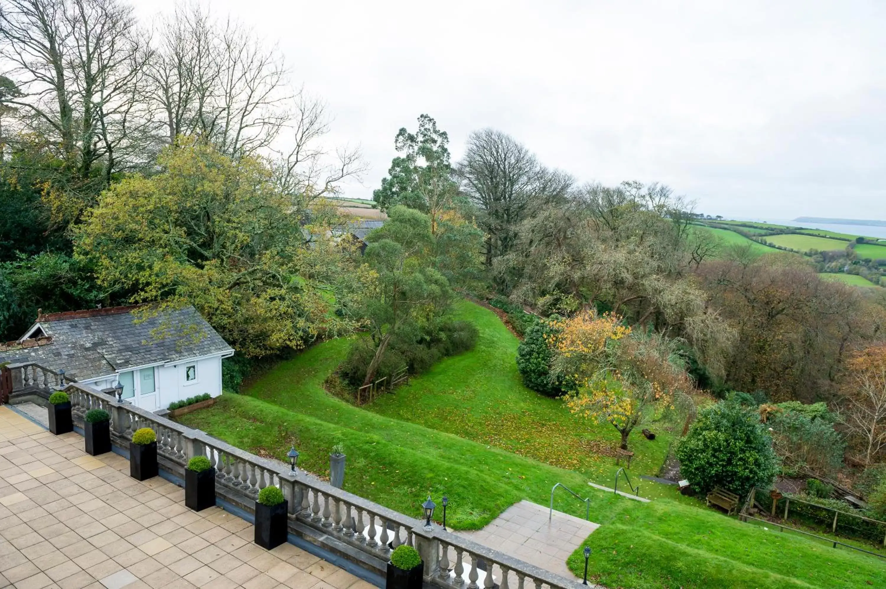 Garden view in Wyndham Trenython Manor