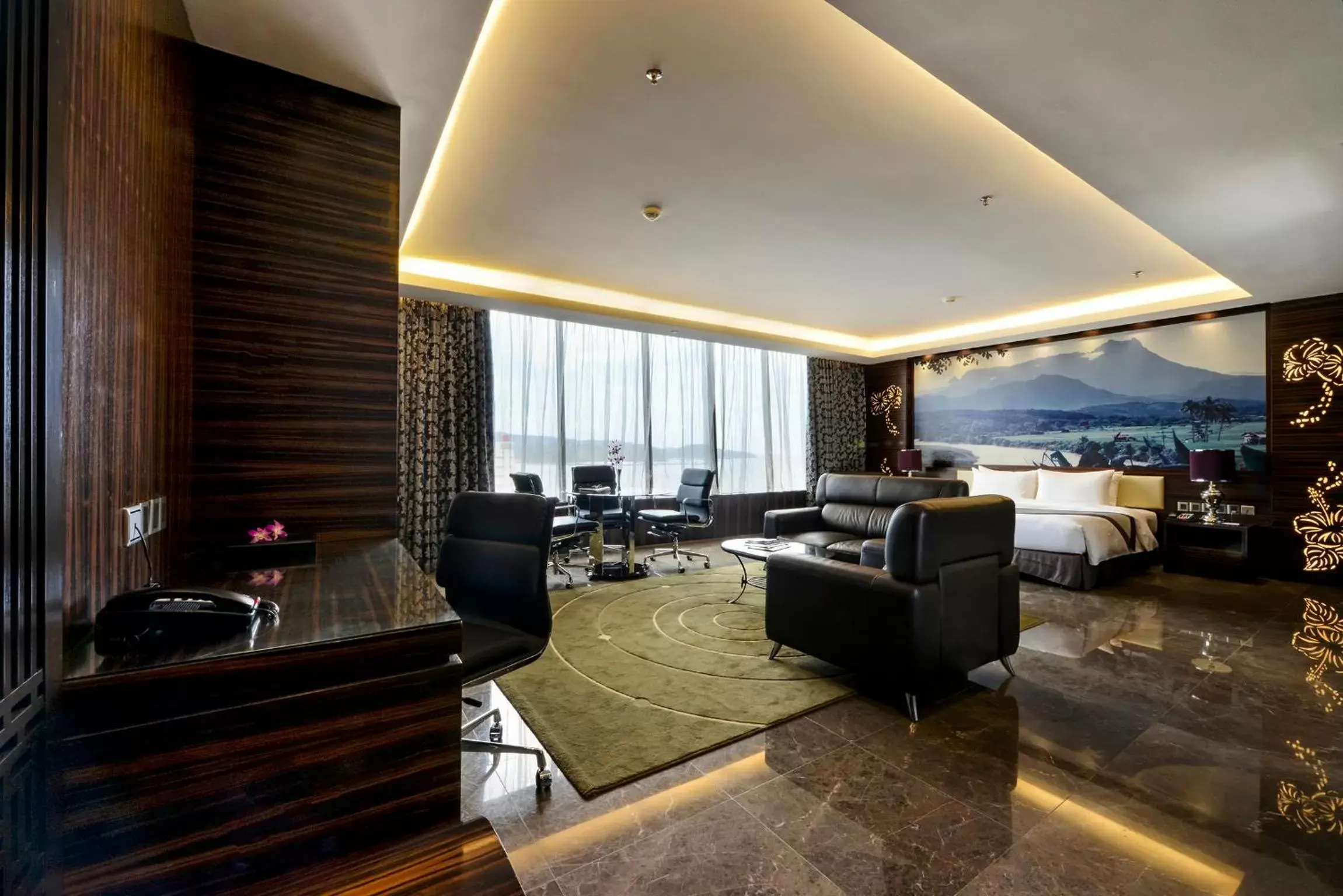 Living room in Horizon Hotel