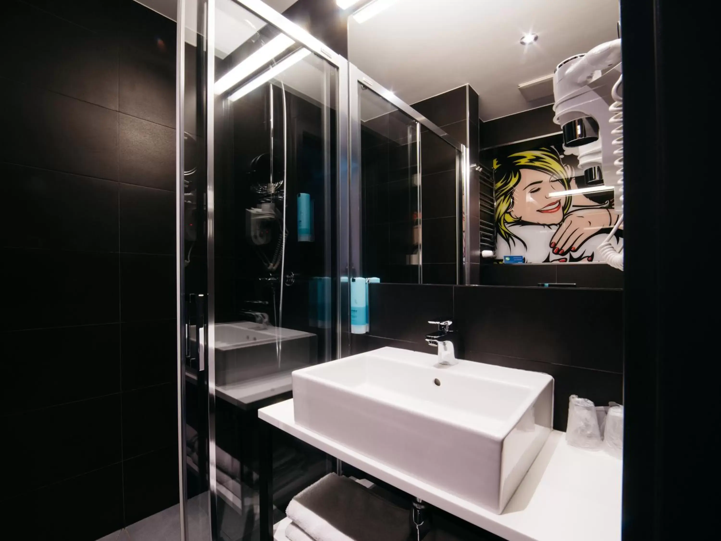Bathroom in Q Hotel Kraków
