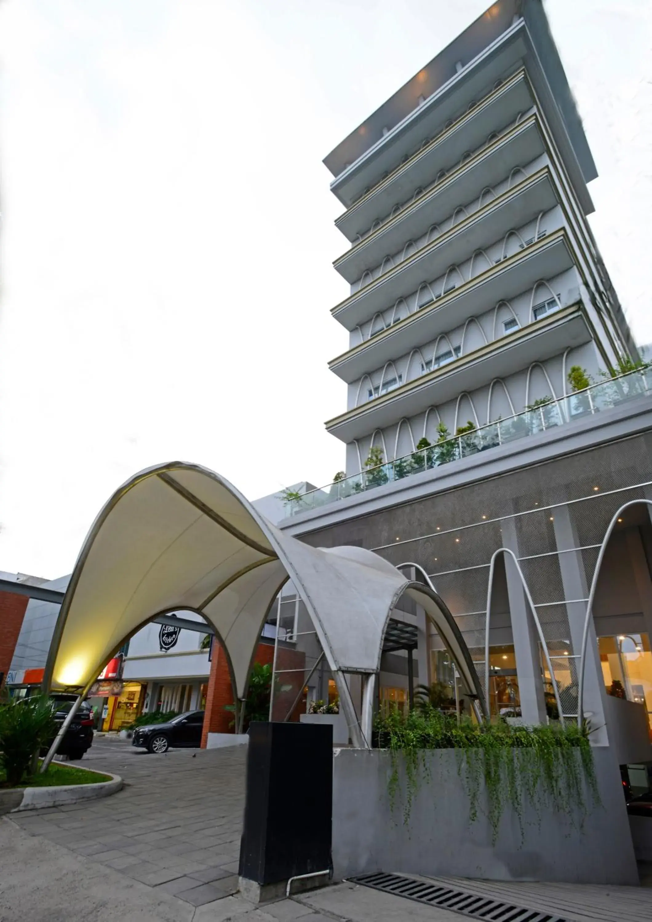 Facade/entrance, Property Building in La Lisa Hotel Surabaya