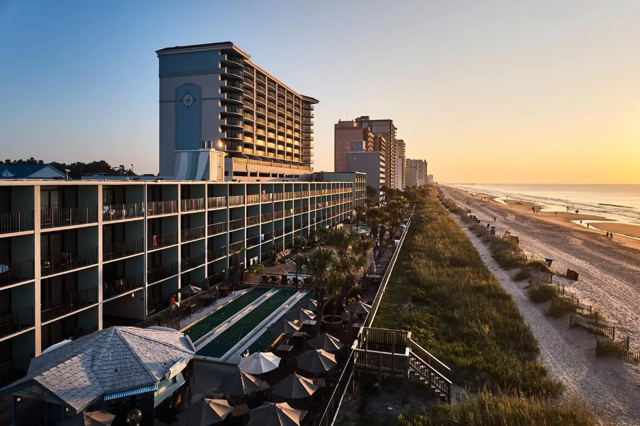 Bird's eye view in Compass Cove