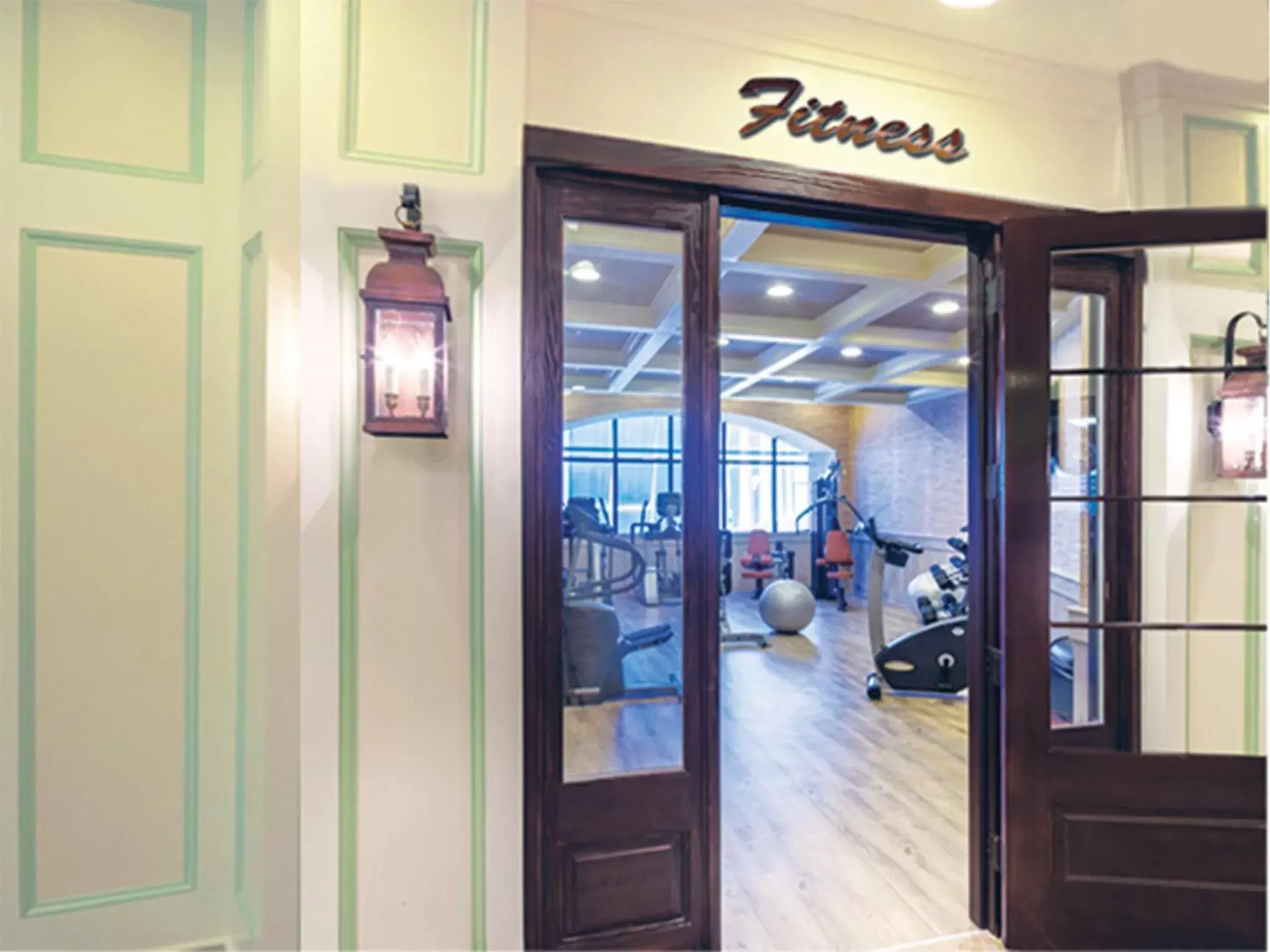 Fitness centre/facilities in Coral Beach Resort