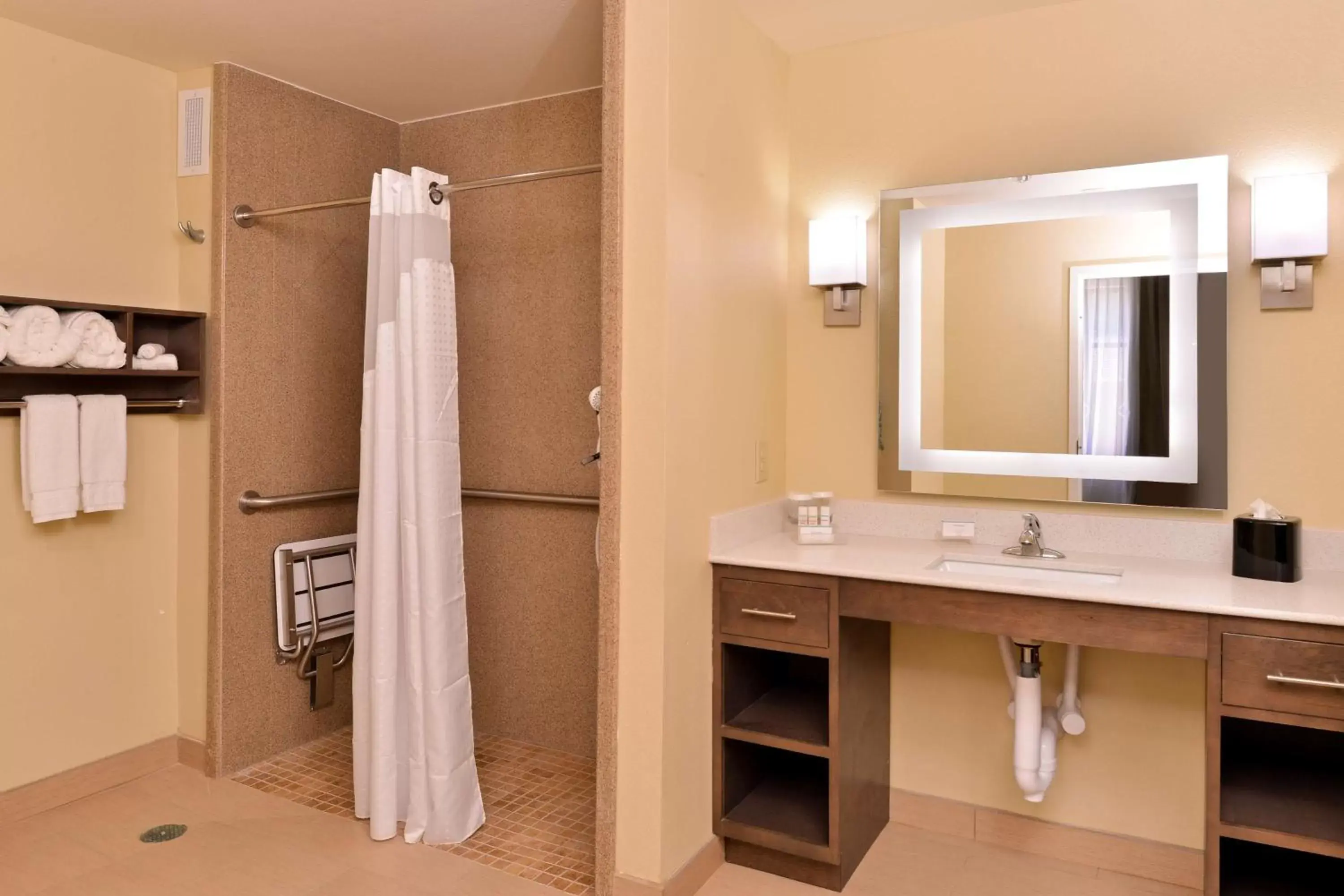 Bathroom in Homewood Suites by Hilton Houma