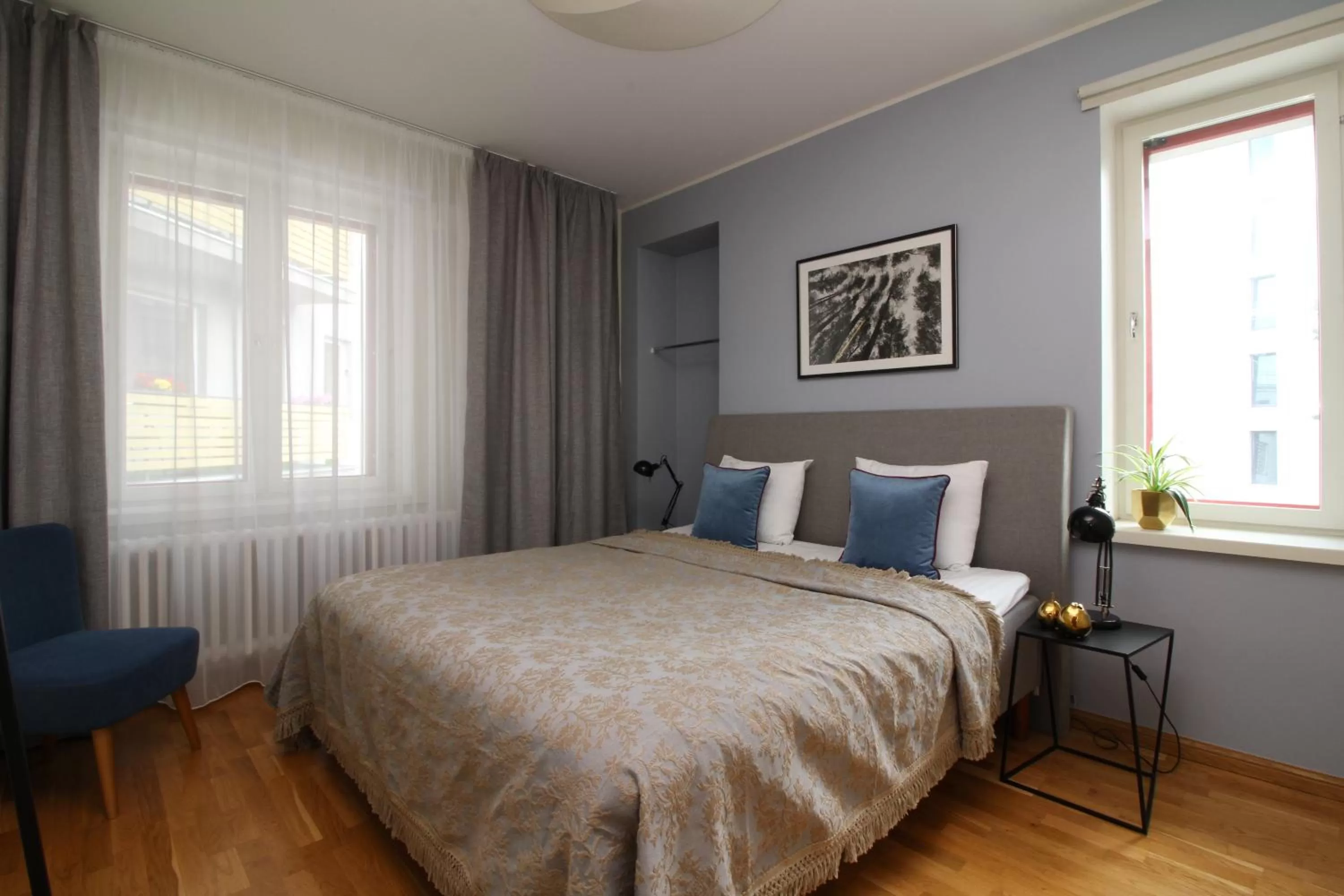 Bed in Tallinn City Apartments Freedom Square