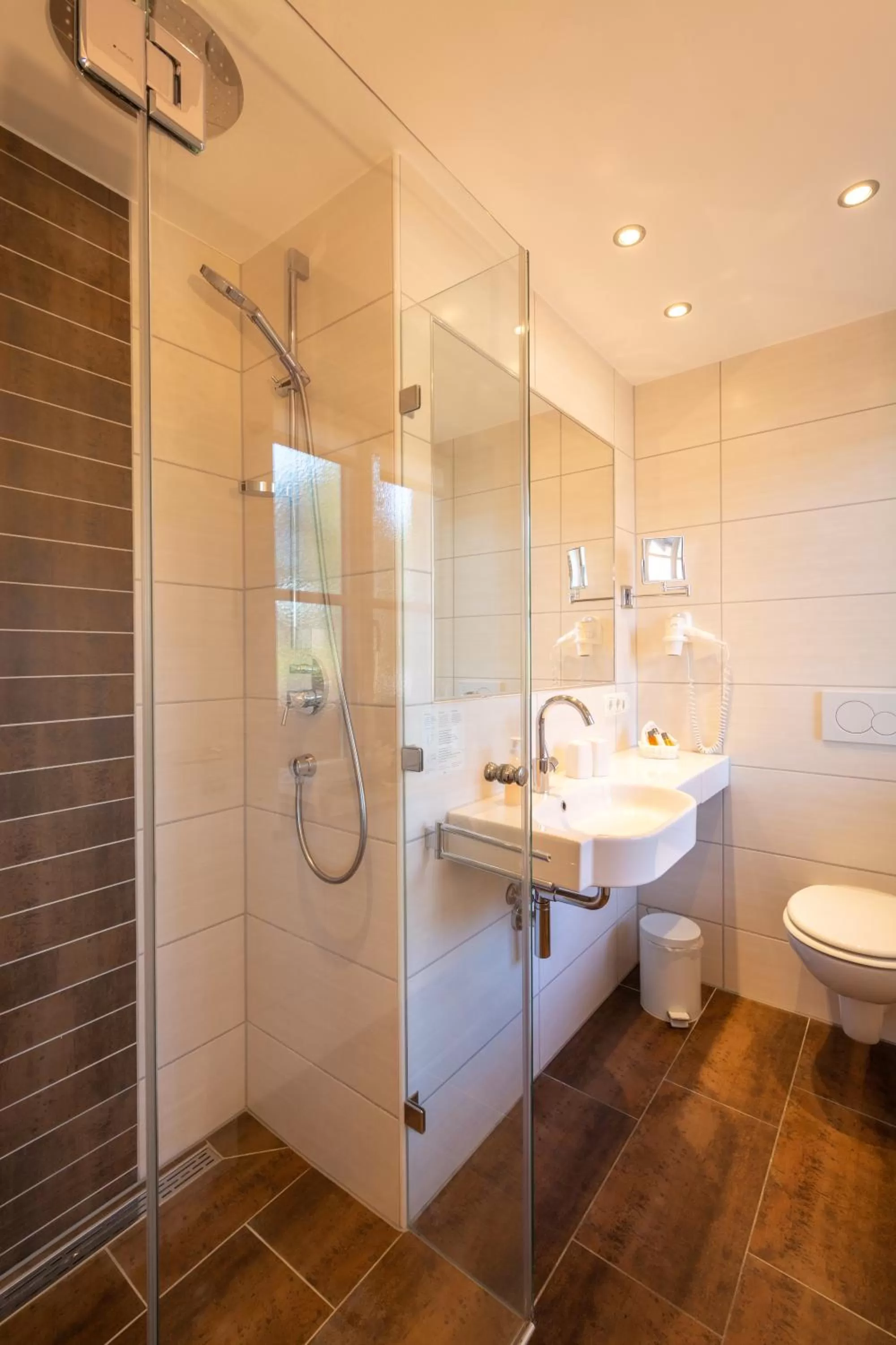 Shower in Boutique Hotel Angerer