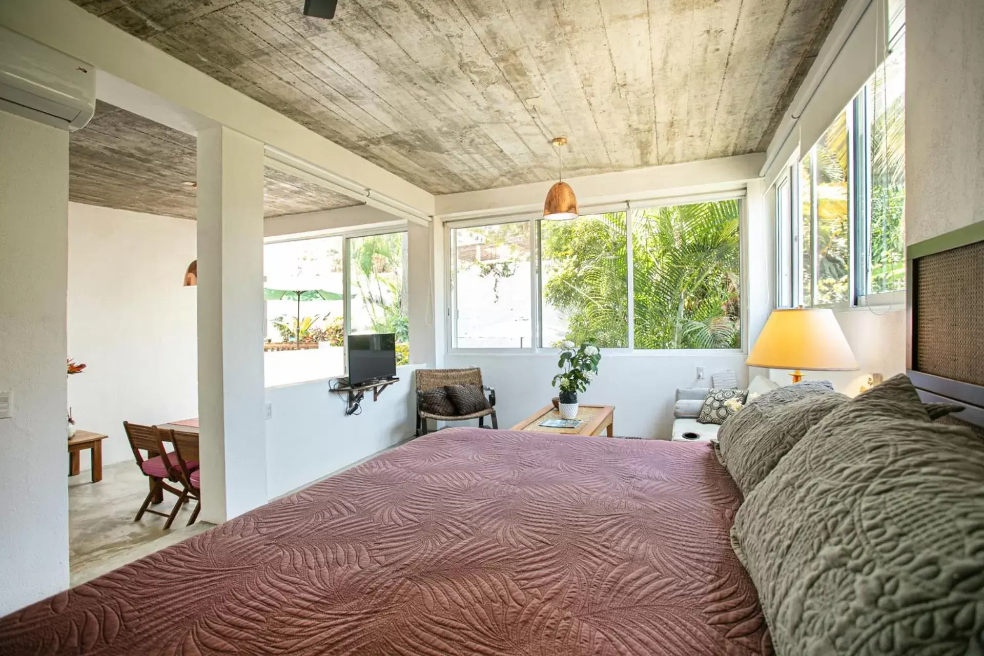 Bedroom, Bed in Casitas Miramar Puerto Vallarta Malecón