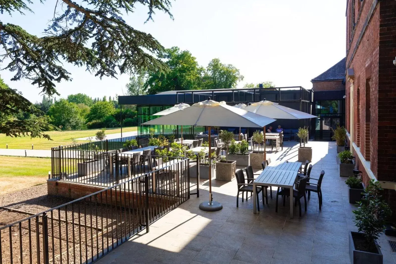 Patio, Restaurant/Places to Eat in Winstanley House