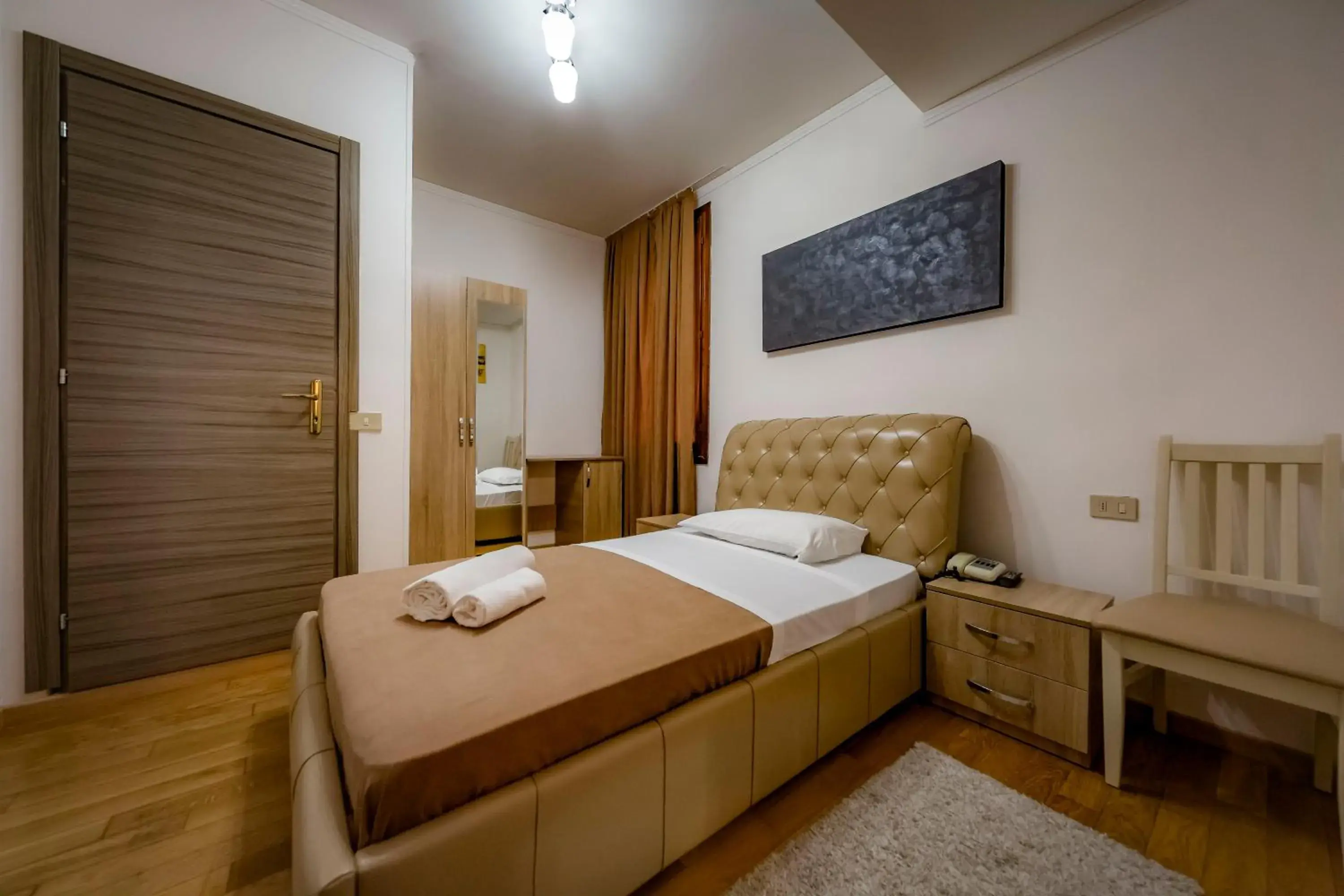 Bed in Hotel Trieste
