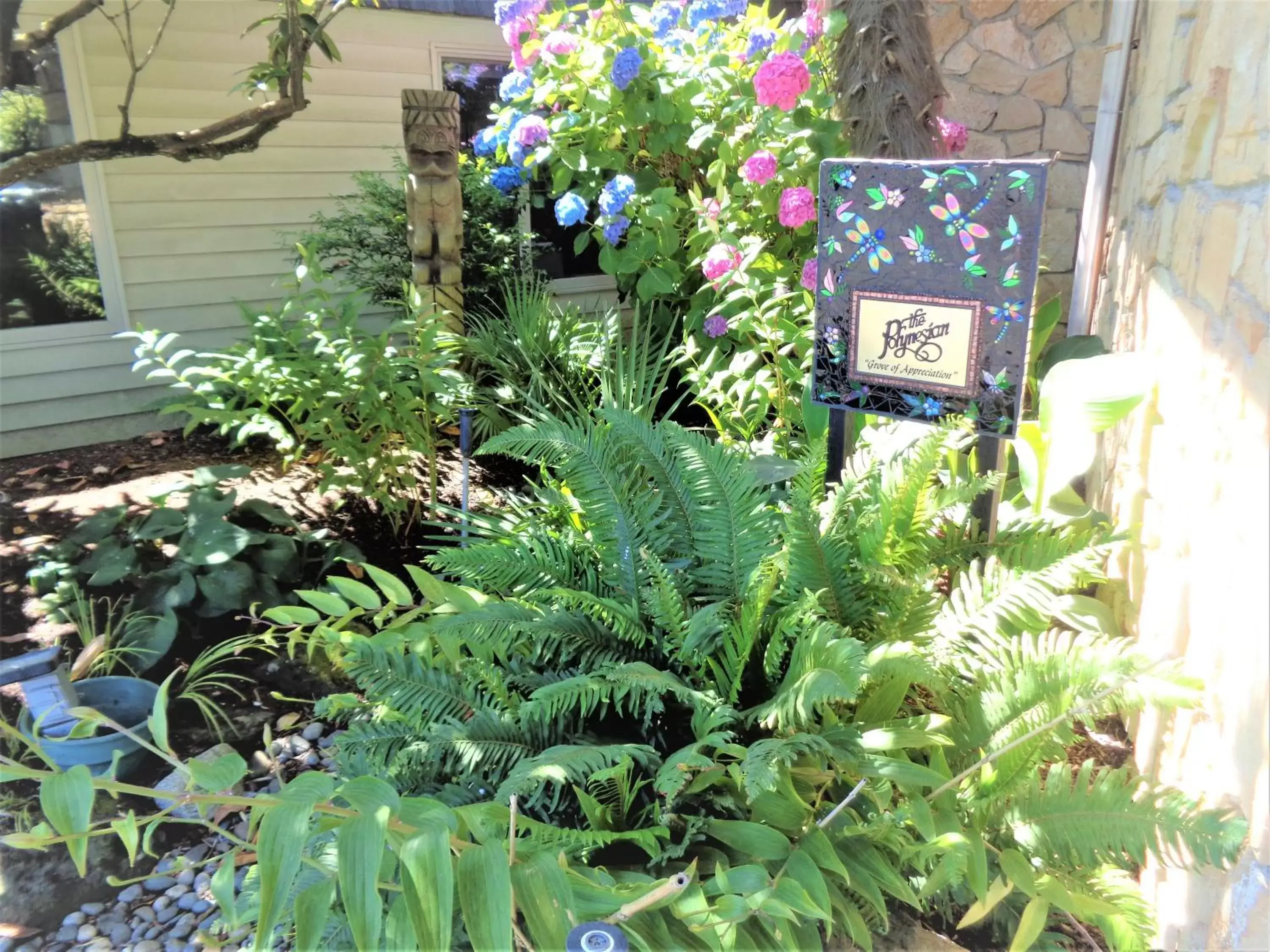 Garden in The Polynesian Resort