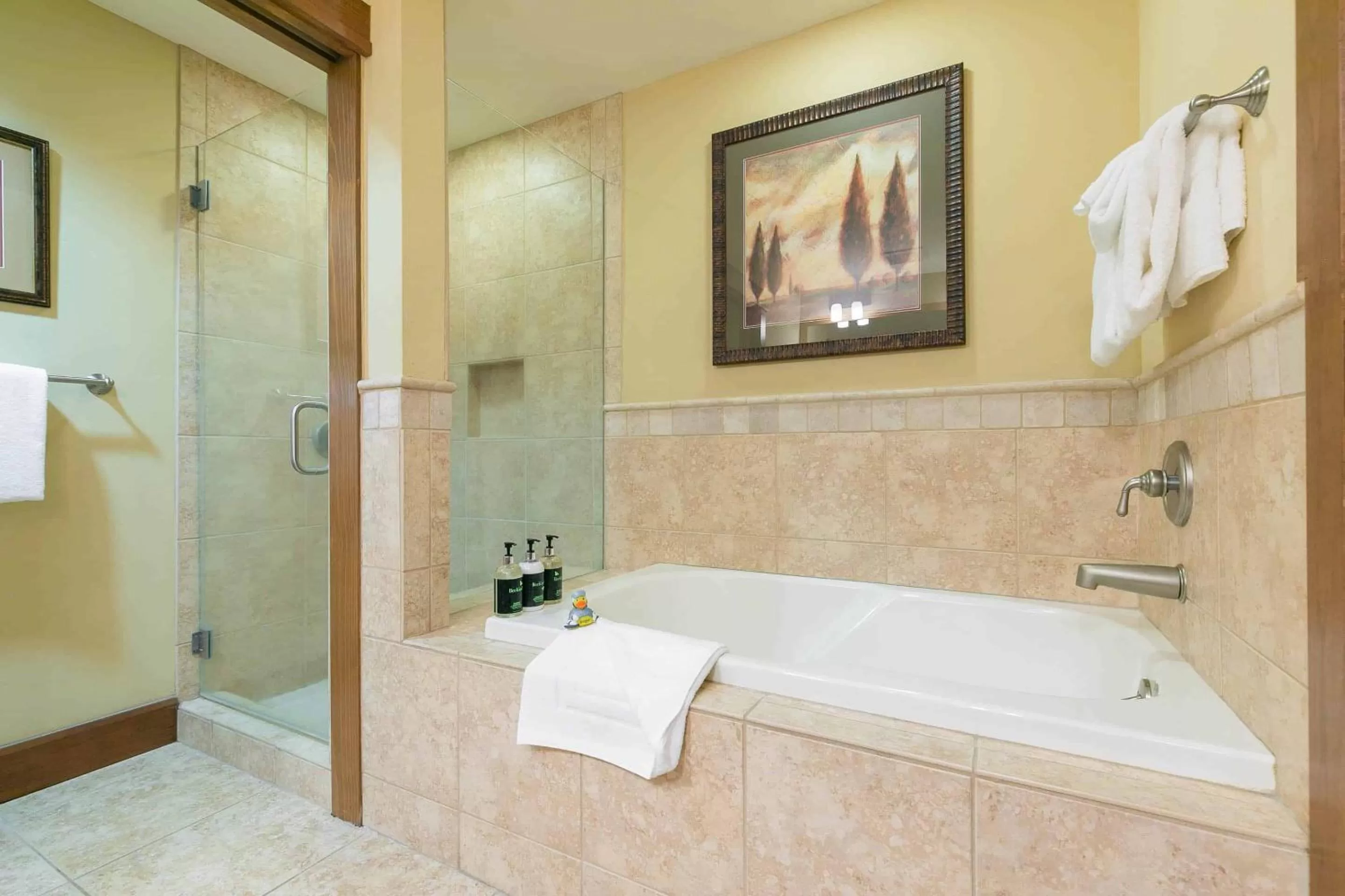 Bathroom in East West Hospitality at Tahoe