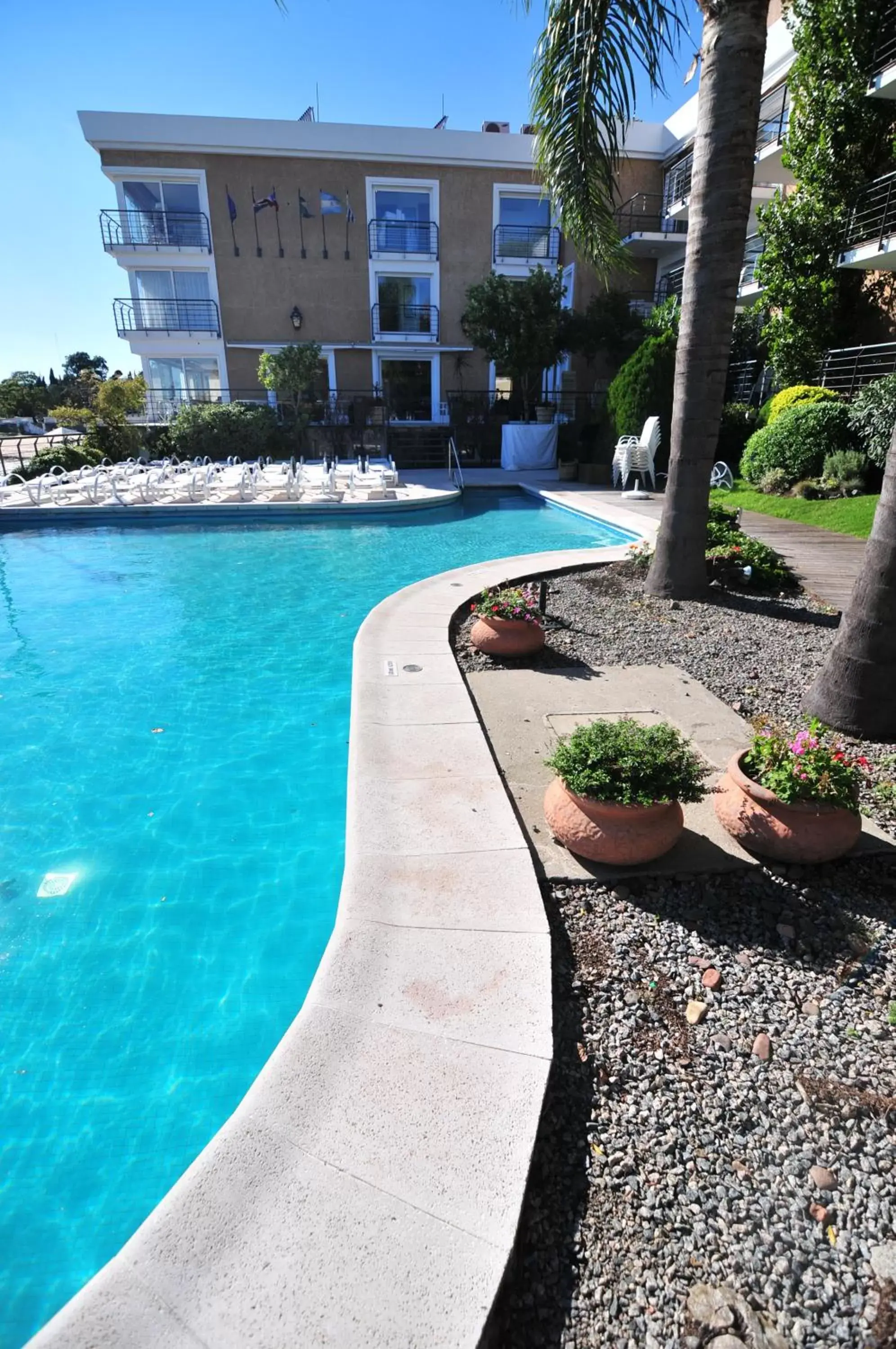 Garden, Swimming Pool in Radisson Colonia Del Sacramento Hotel