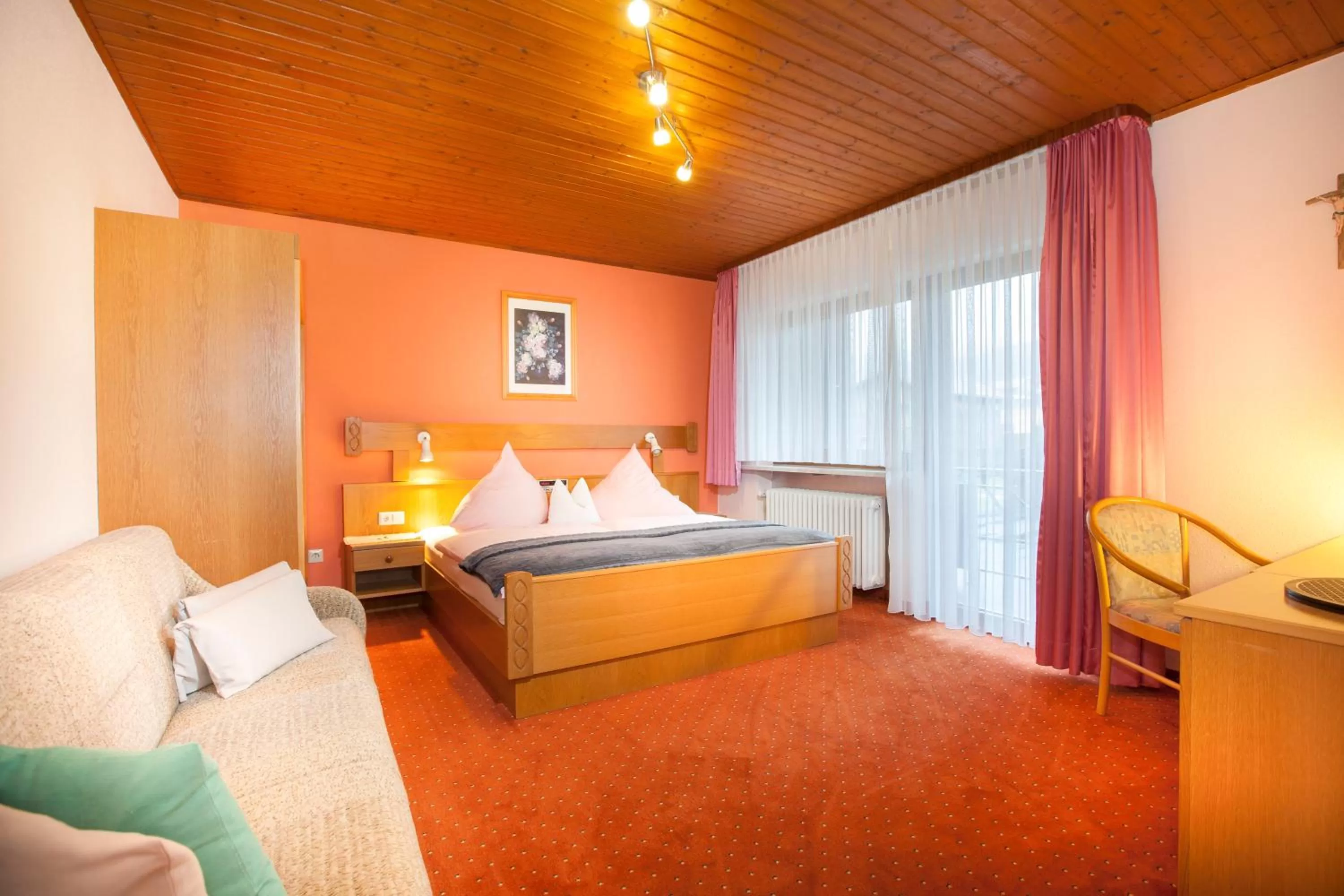 Bed in Genusshotel Hohenbogen
