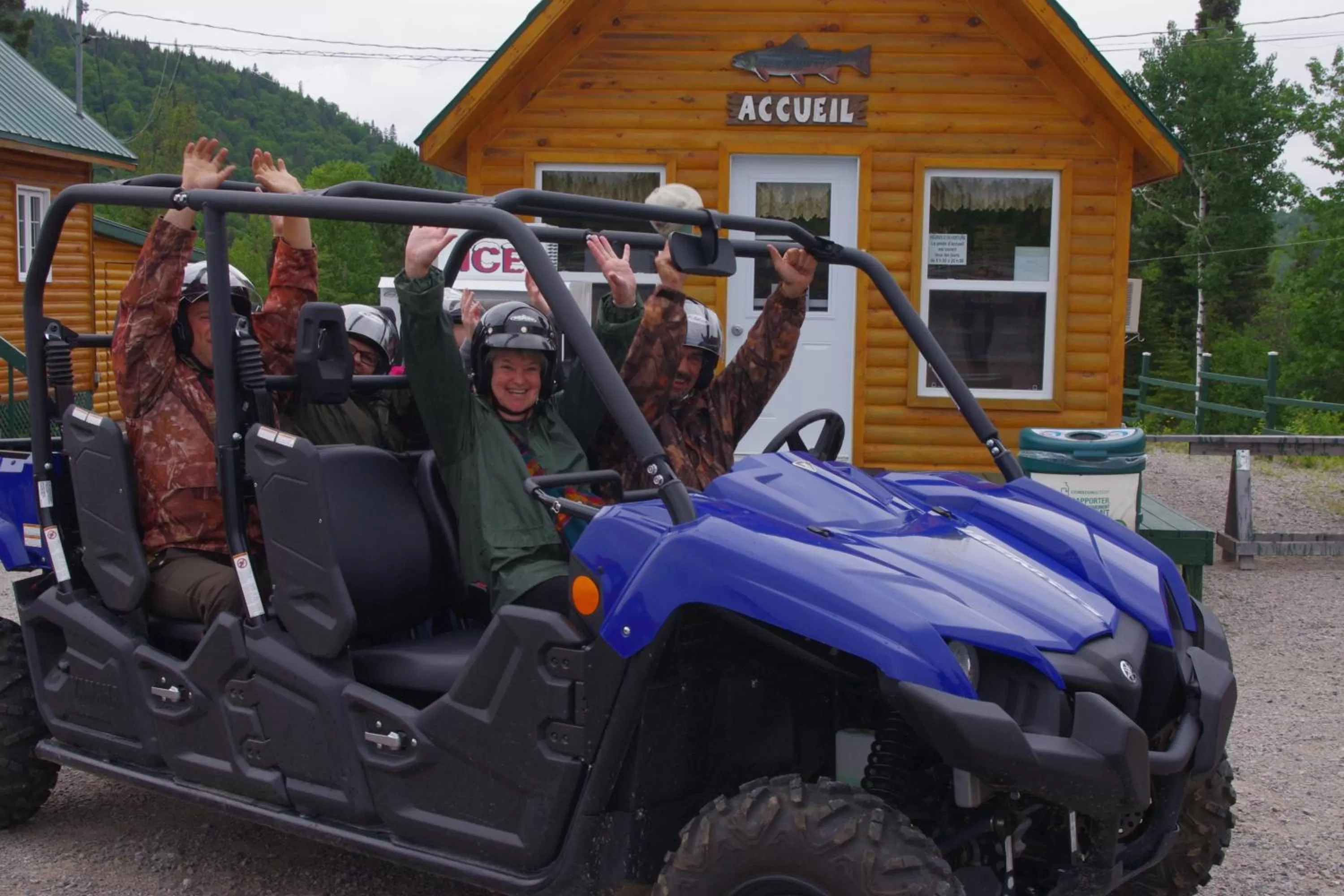 Natural landscape in Auberge La Tanière