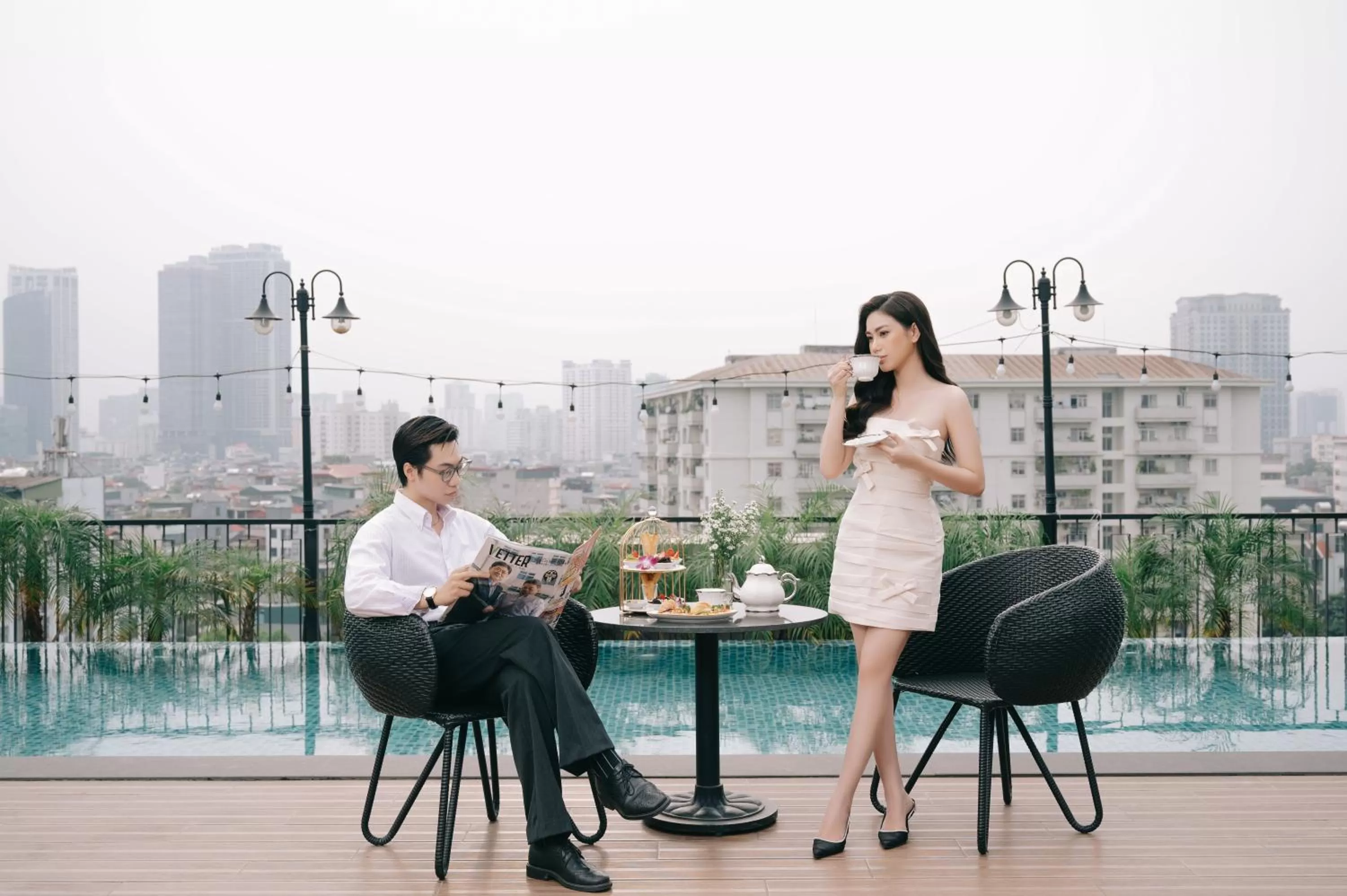 Property building in FTE Ba Dinh Hotel