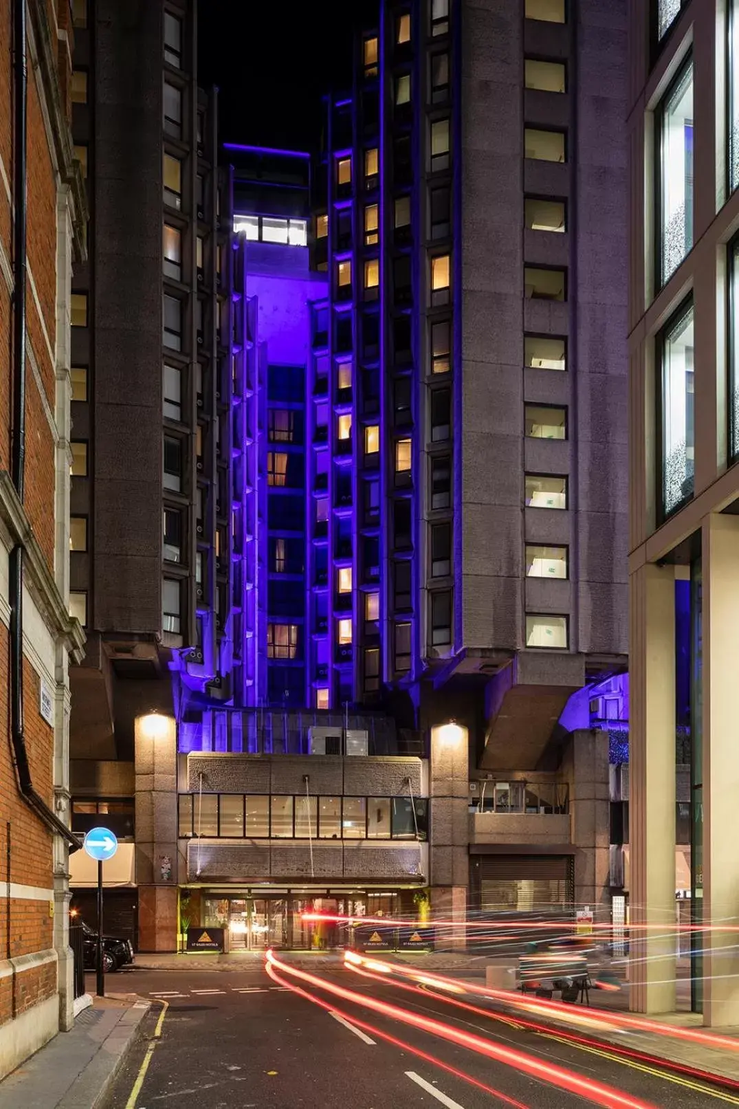Facade/entrance in St Giles London – A St Giles Hotel