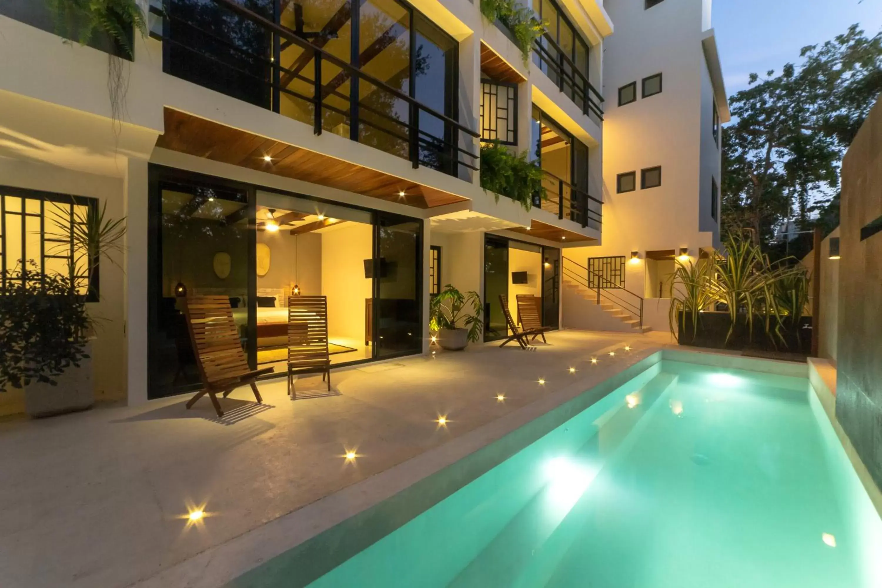 Property building, Swimming Pool in El Brujo Tulum