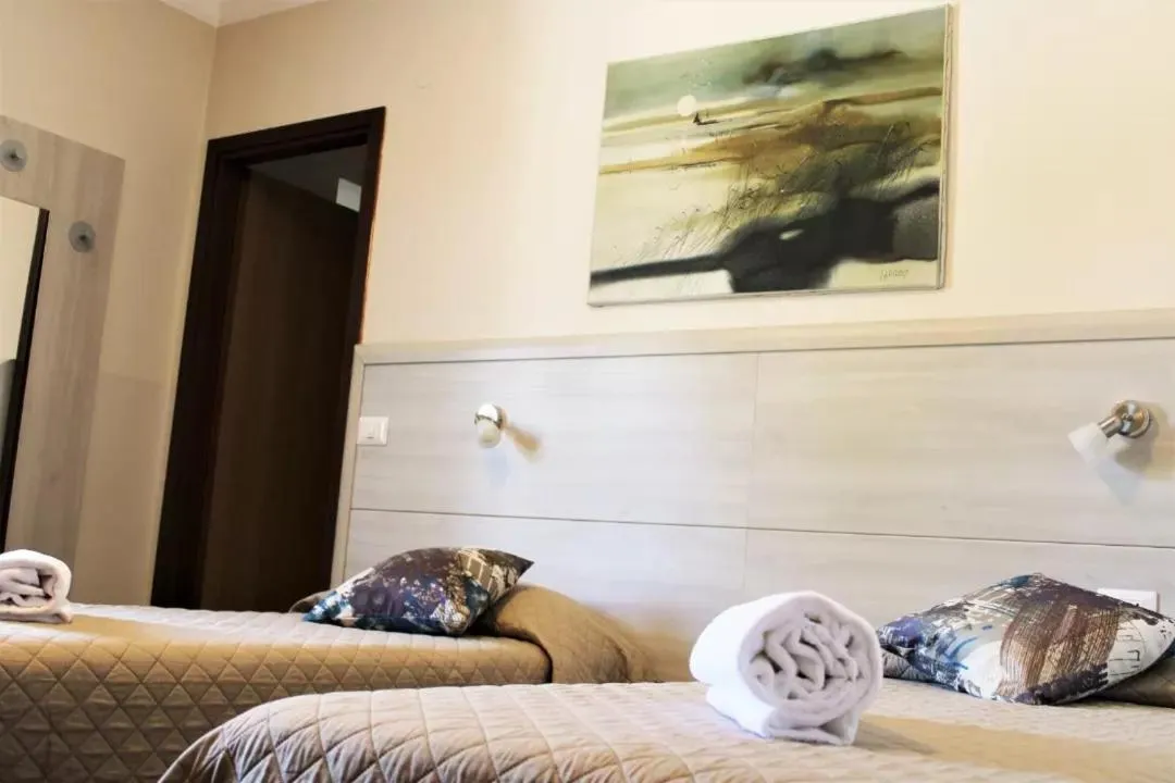 Bed in Nuovo Hotel Giardini