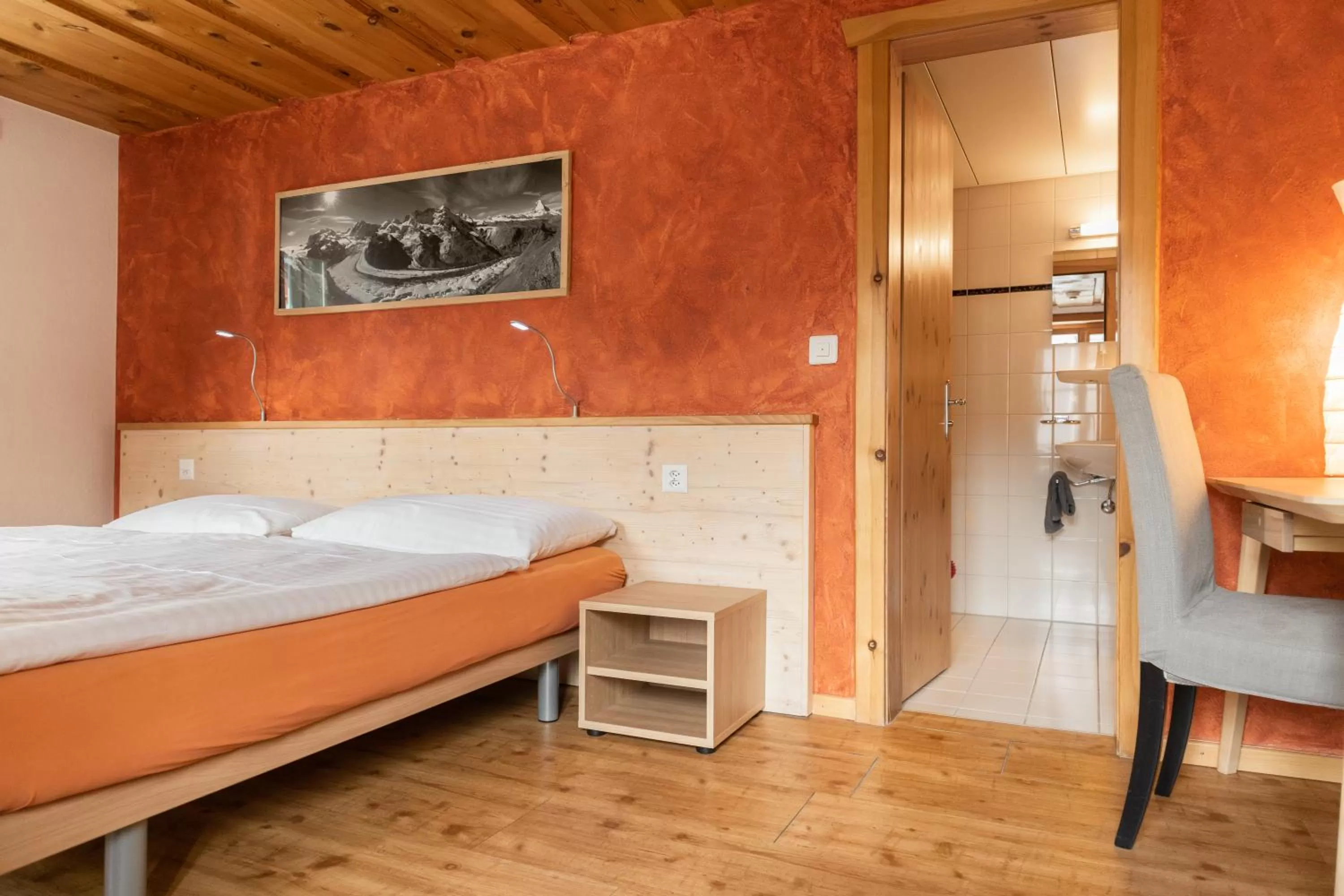 Bed in Hotel Bahnhof