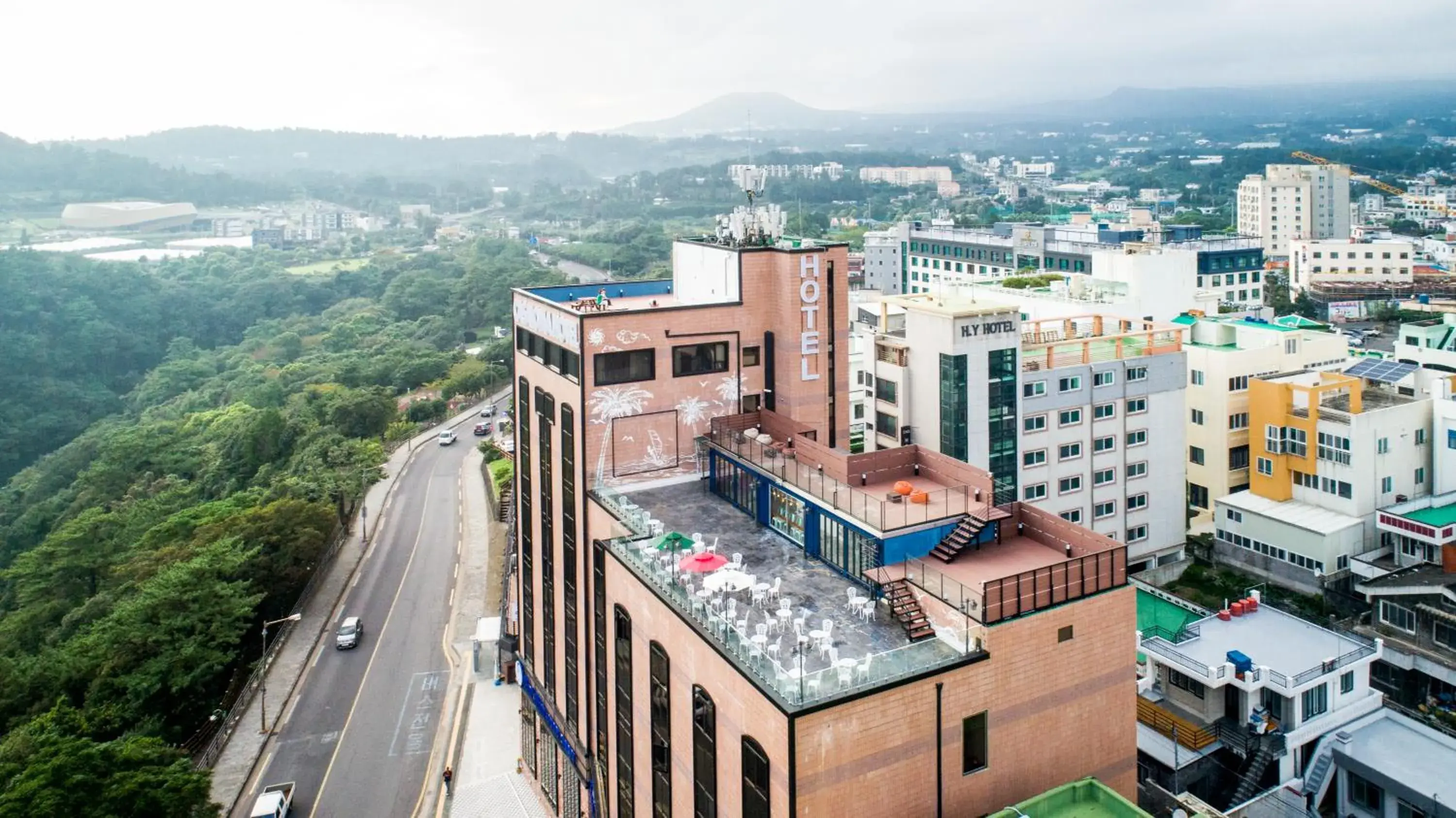 Bird's eye view in Casaloma hotel