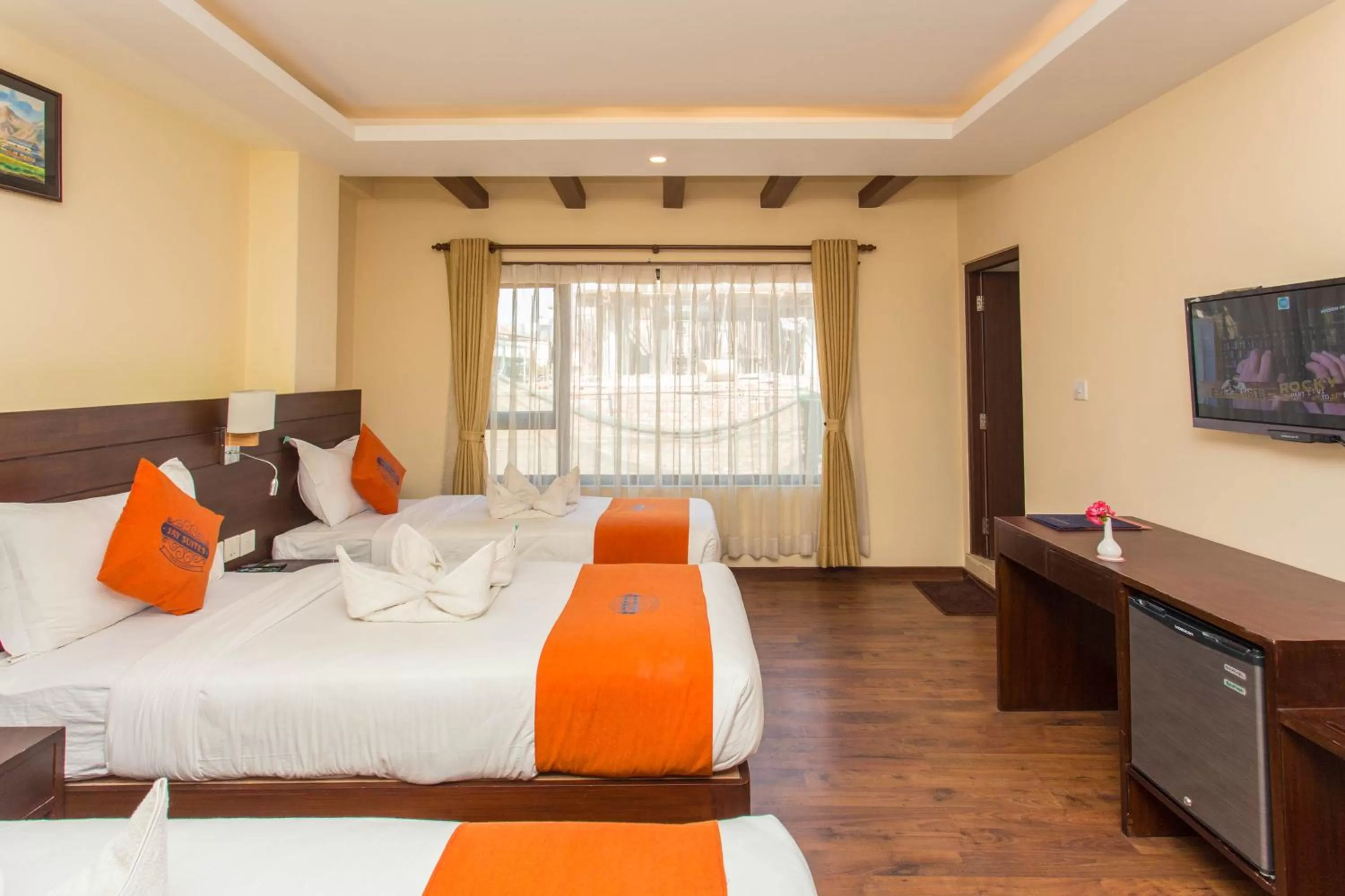 Bedroom, Bed in Hotel Jay Suites