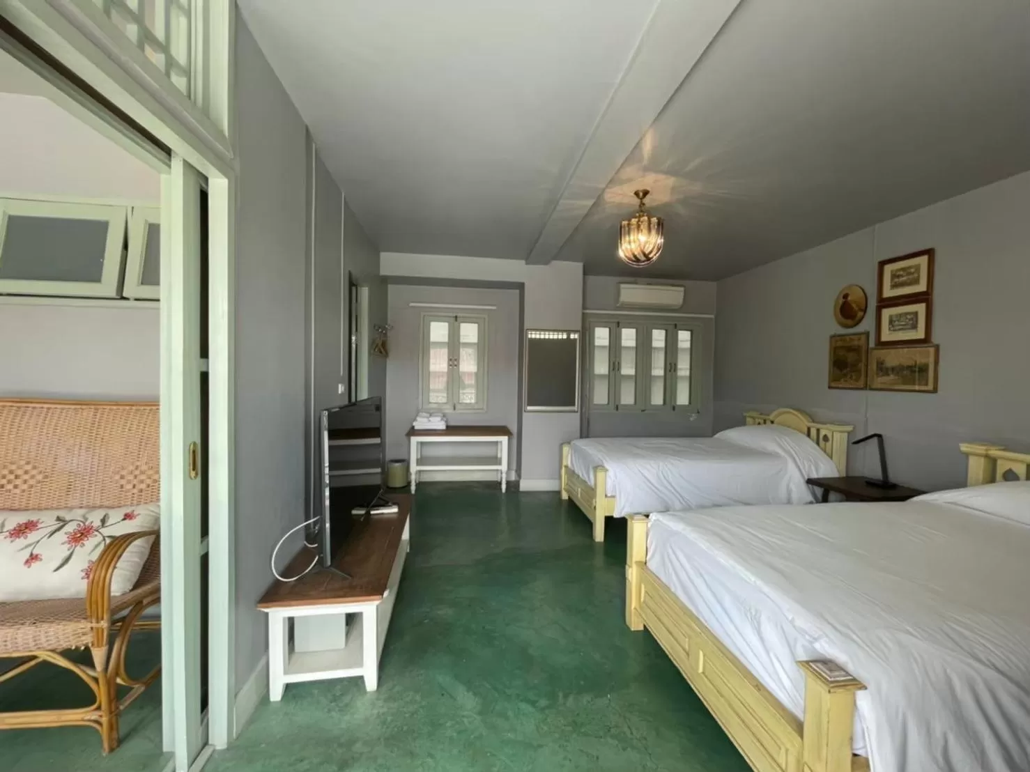 Bed in Villa Duangchampa