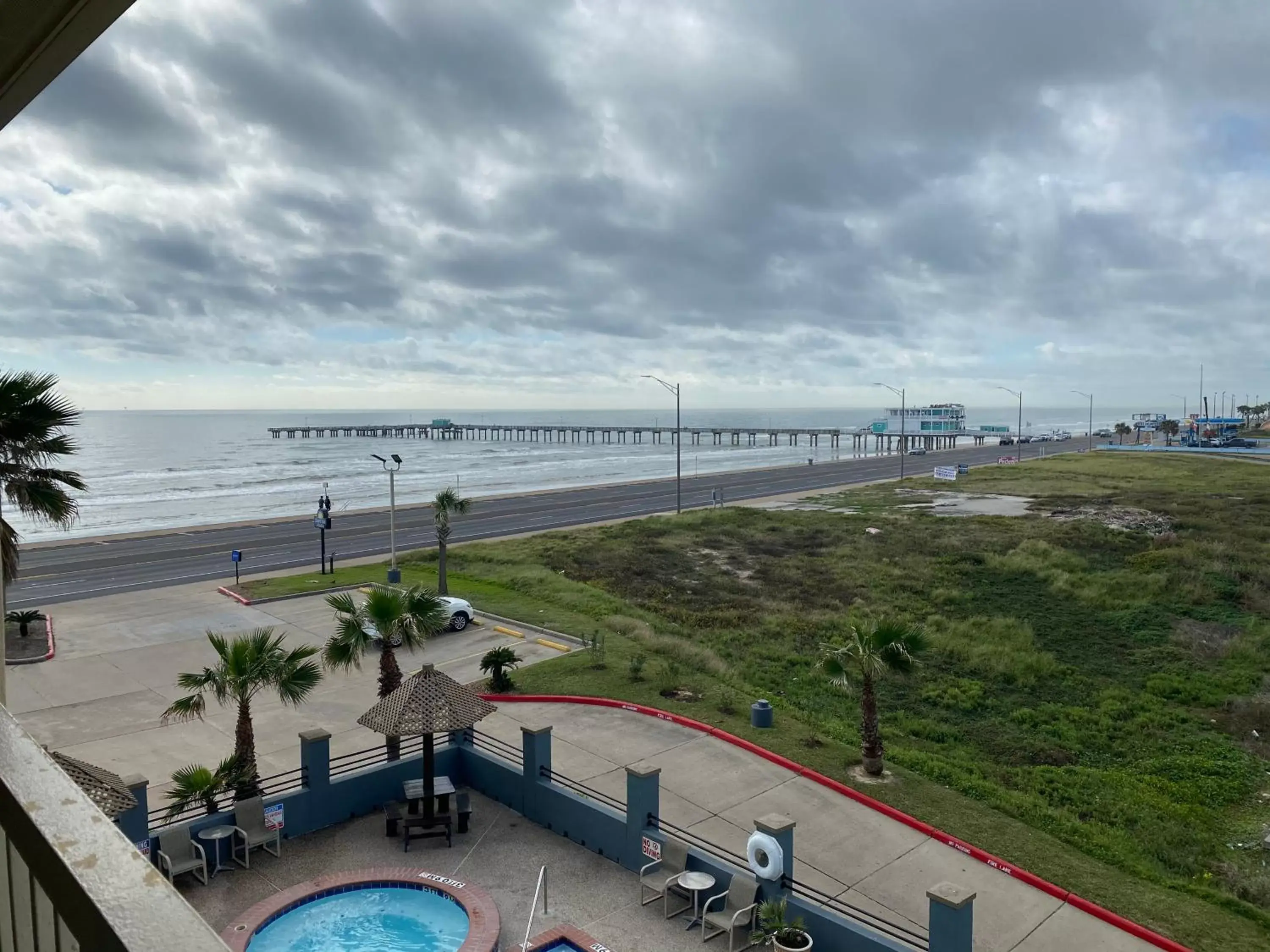 Sea view in Galveston Beach Hotel