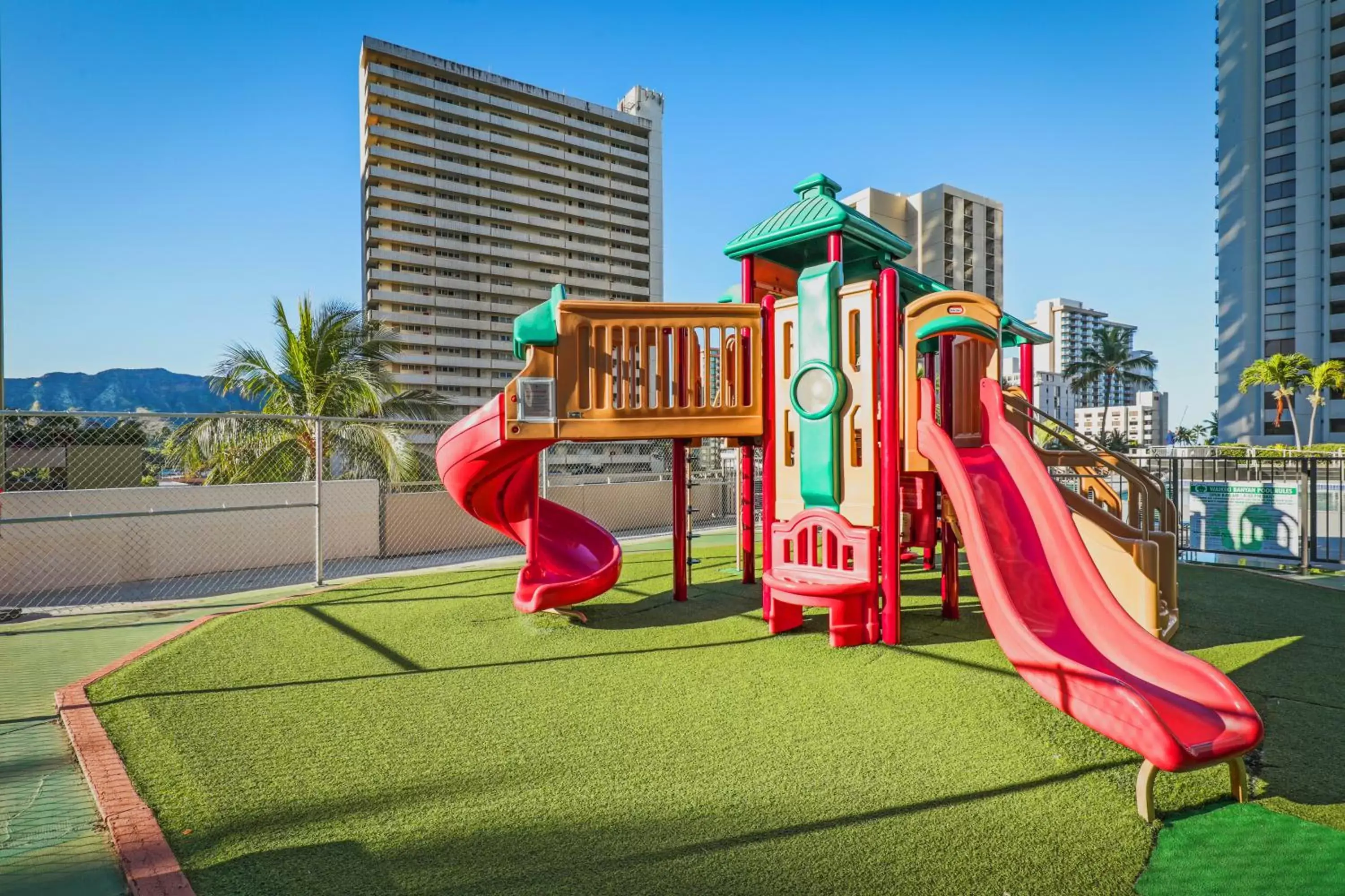 Children play ground, Children's Play Area in Aston at the Waikiki Banyan