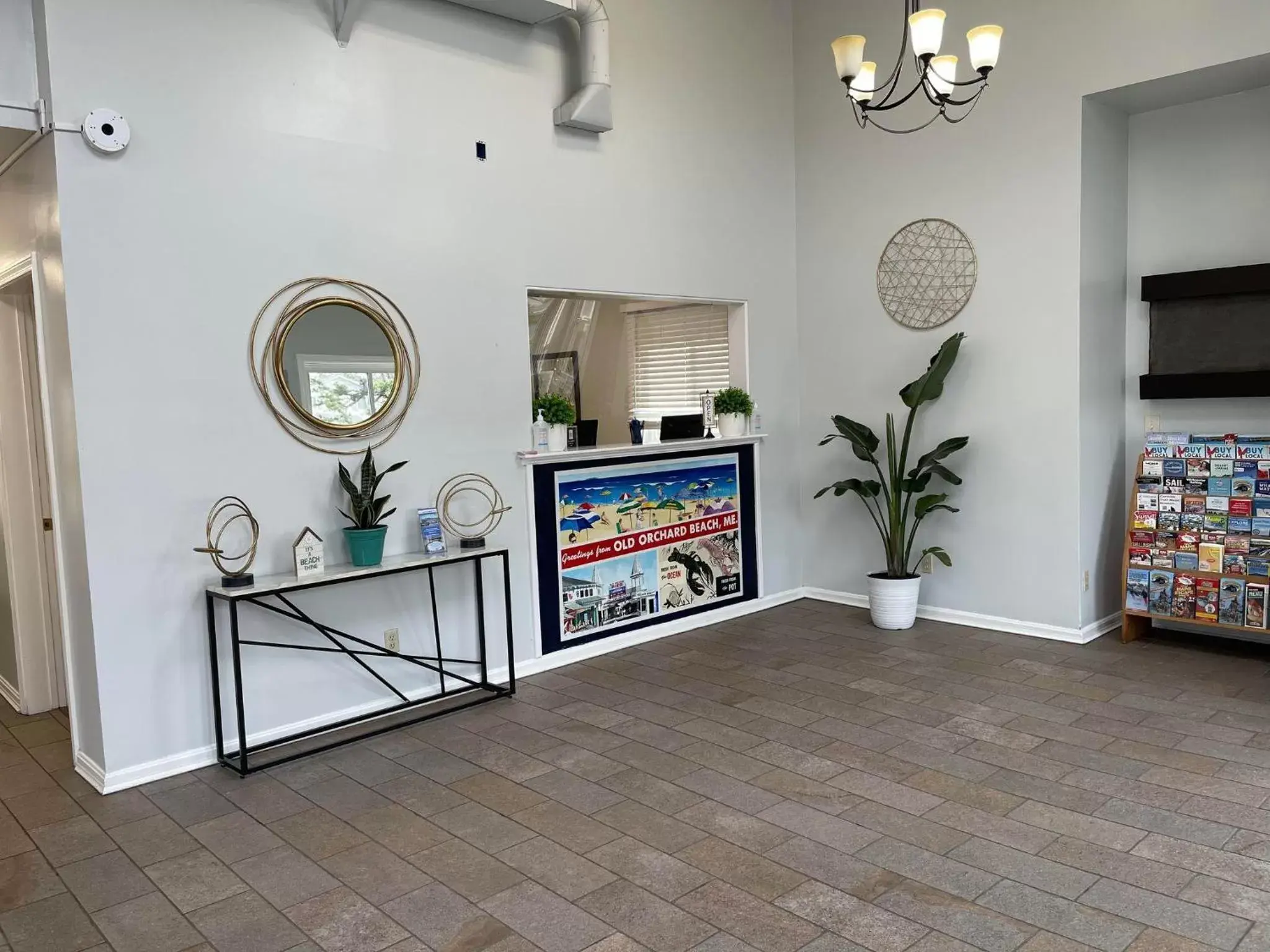 Lobby or reception in The Grand Beach Inn Lobby or reception in The Grand Beach Inn