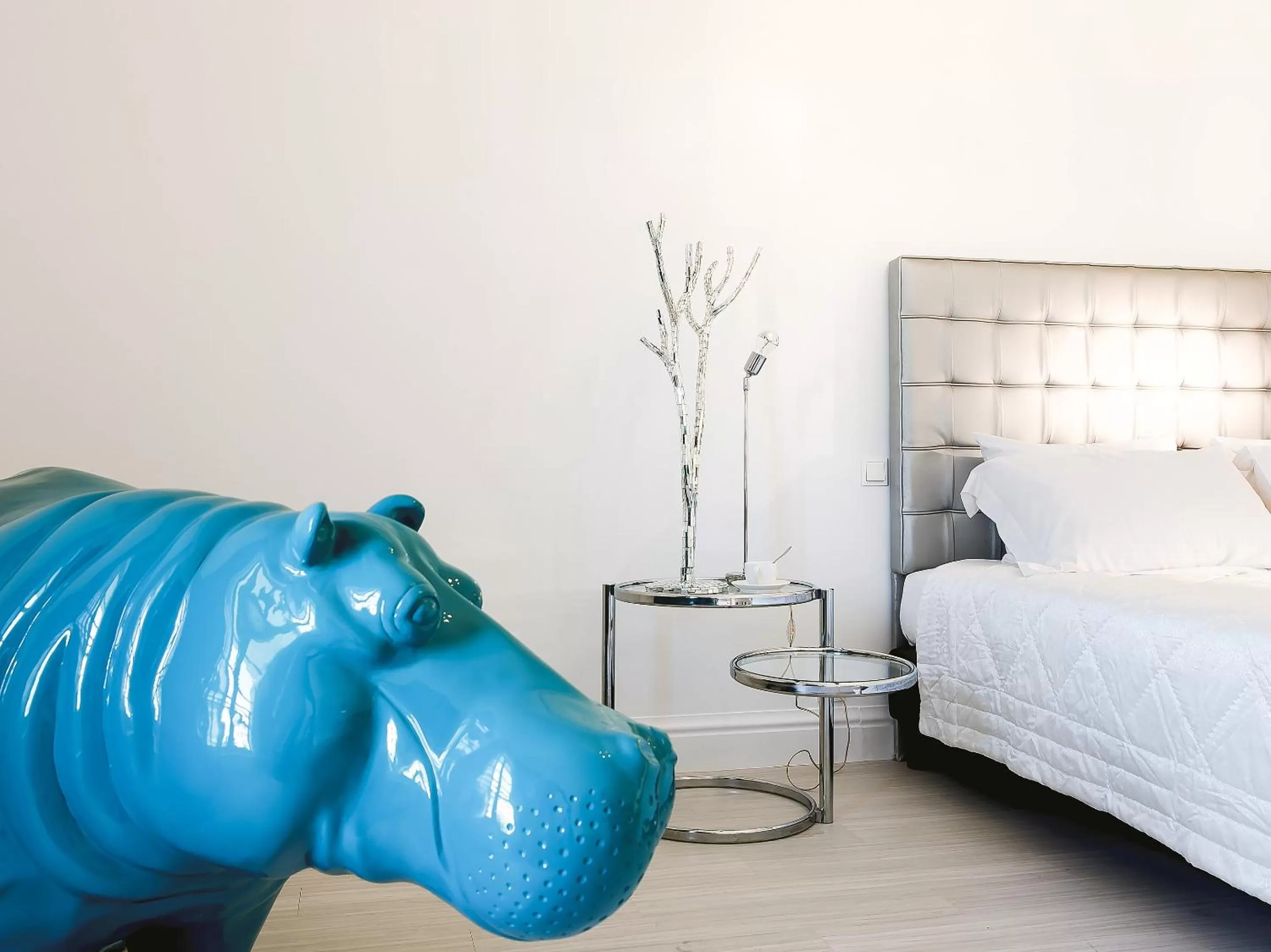 Bed in Grecotel Pallas Athena