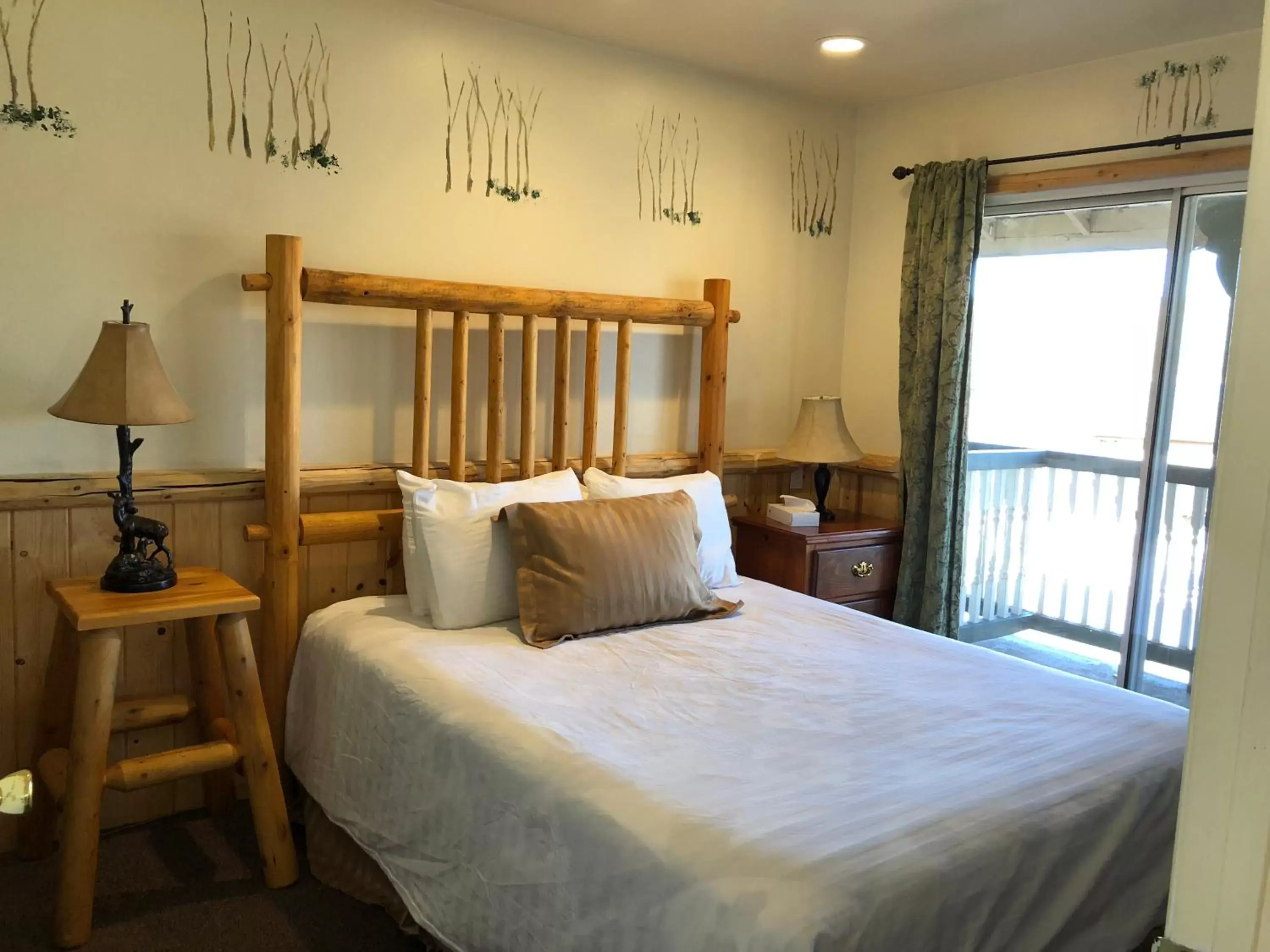 Shower, Bed in Fireside Lodge