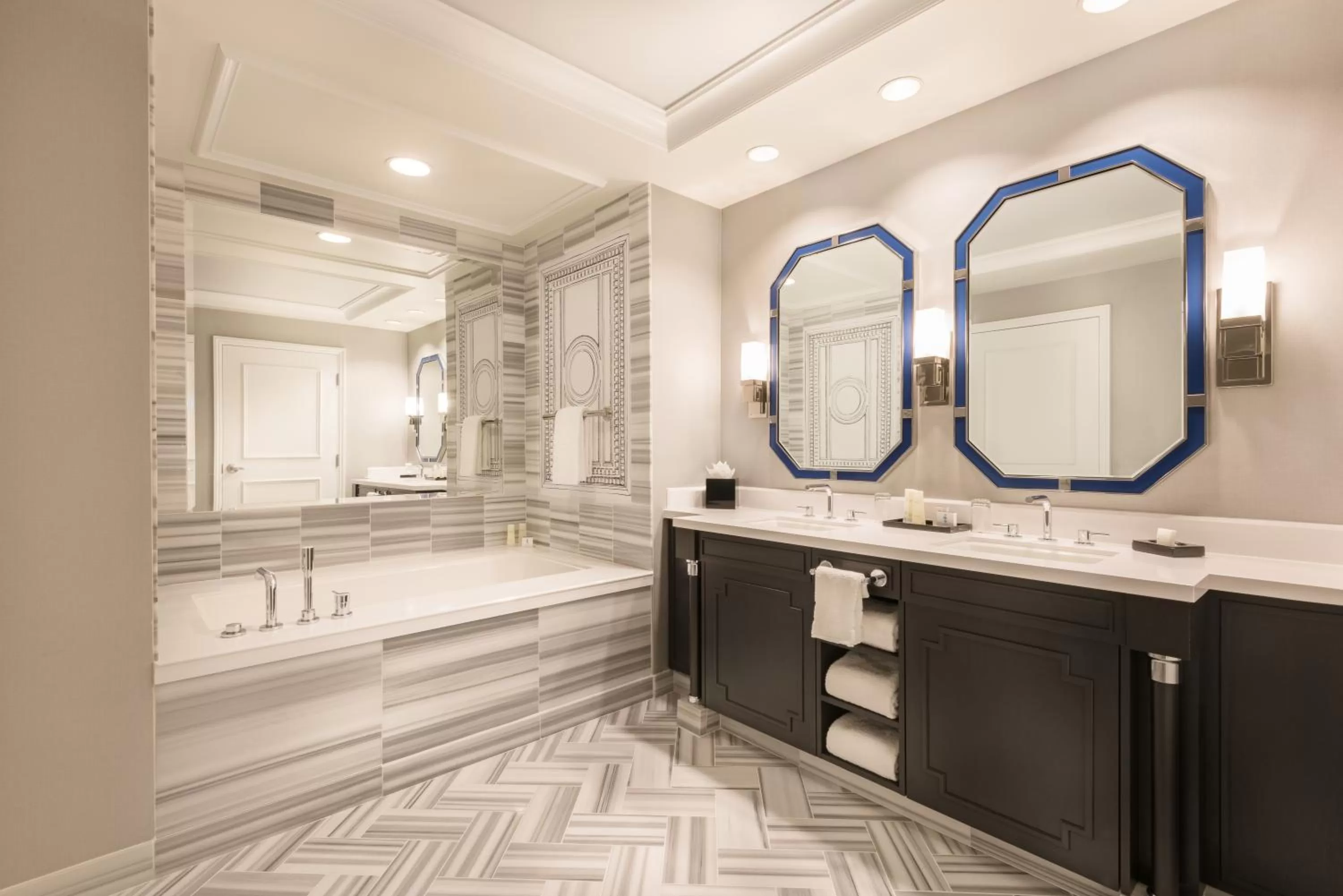 Bathroom in Caesars Palace Hotel & Casino