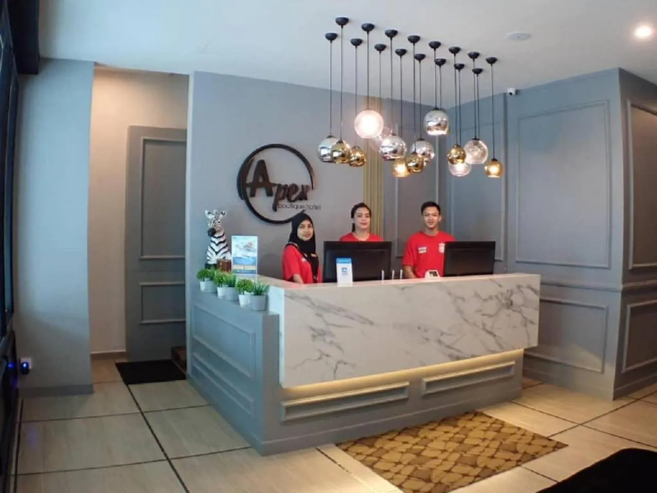 Staff in Apex Boutique Hotel @ Bandar Sunway