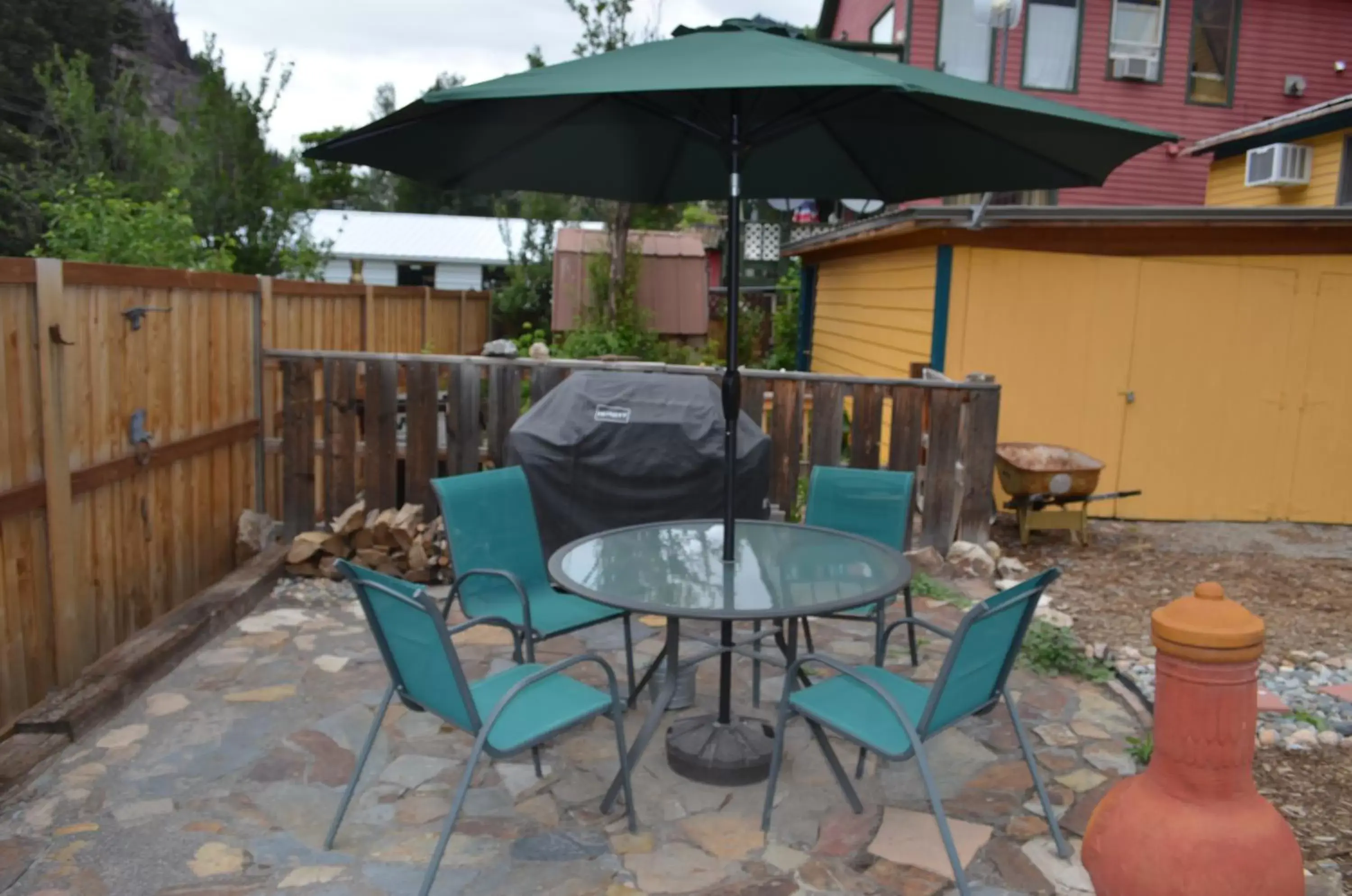 Patio in The Ouray Main Street Inn