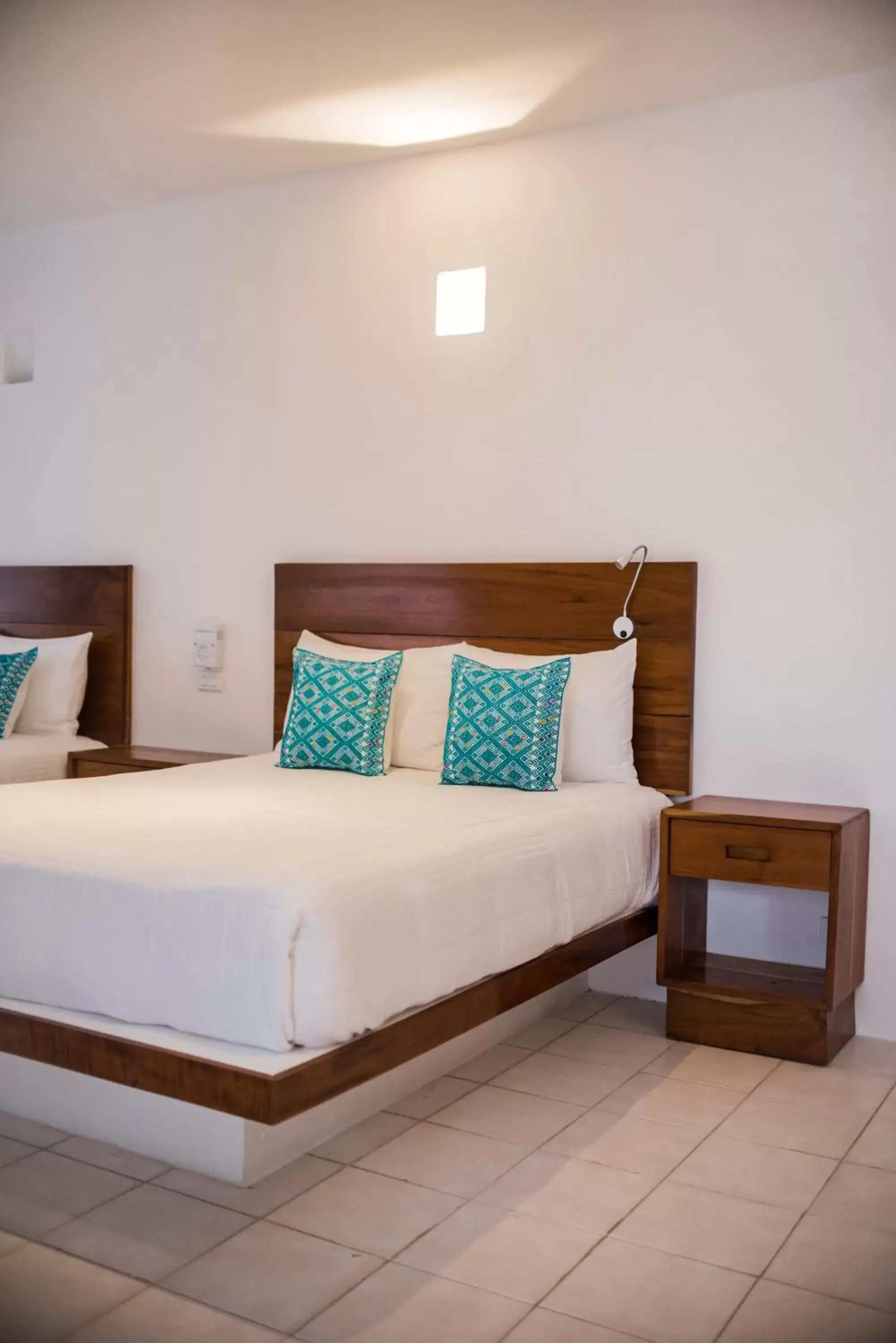 Bed in Na Balam Hotel