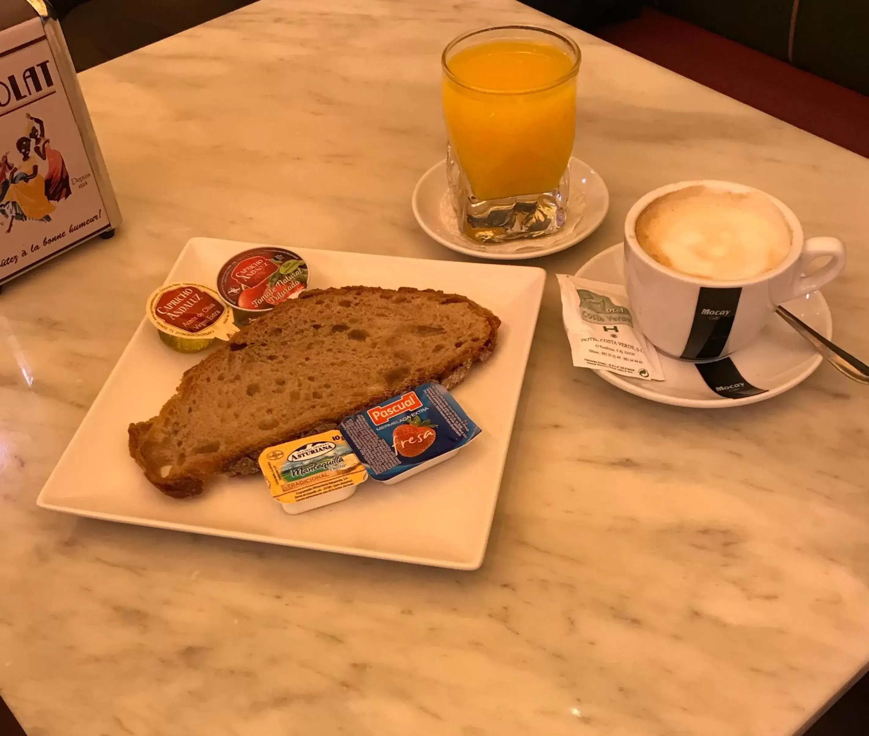 Breakfast in Hotel Costa Verde