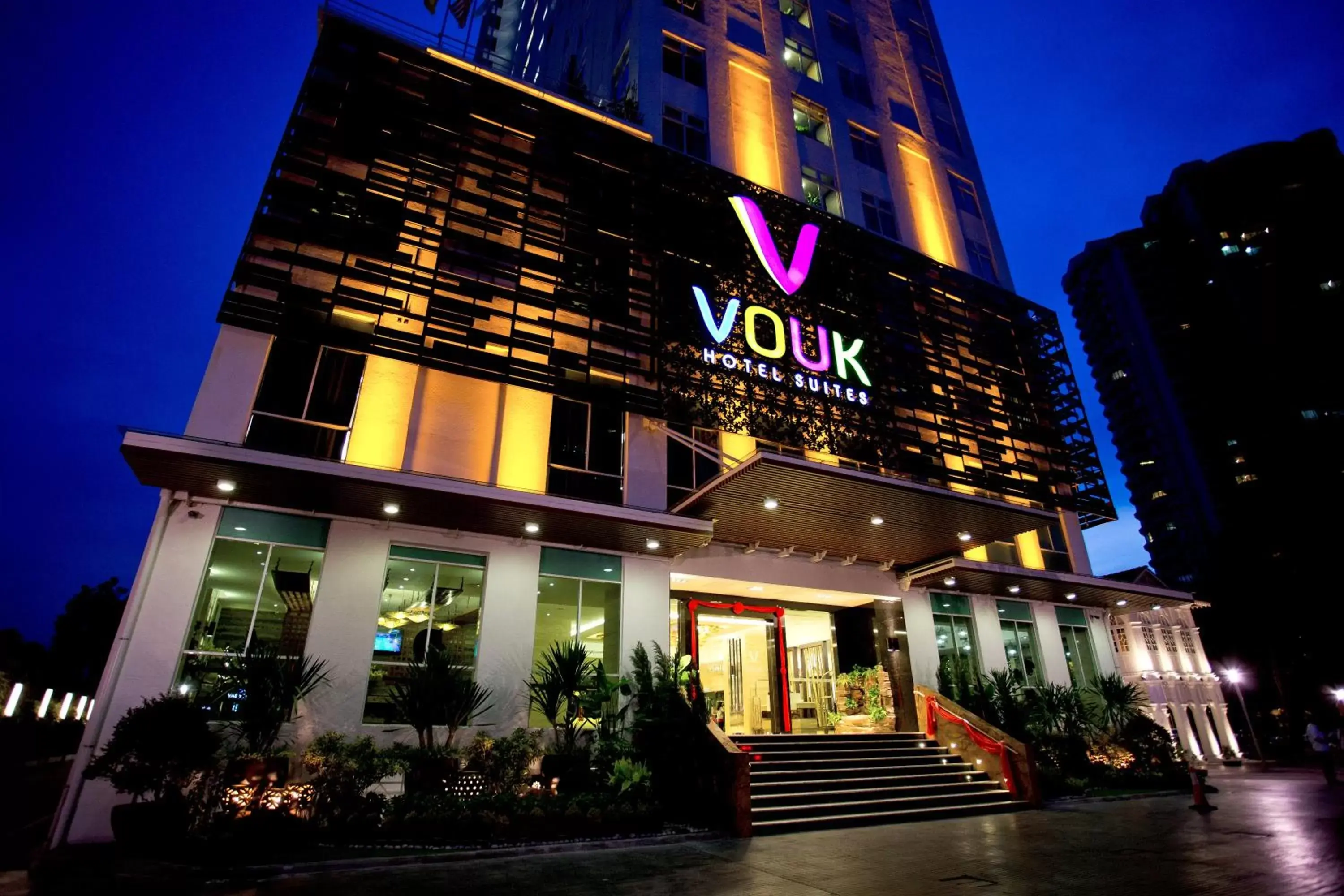 Facade/entrance in Vouk Hotel Suites, Penang Facade/entrance in Vouk Hotel Suites, Penang