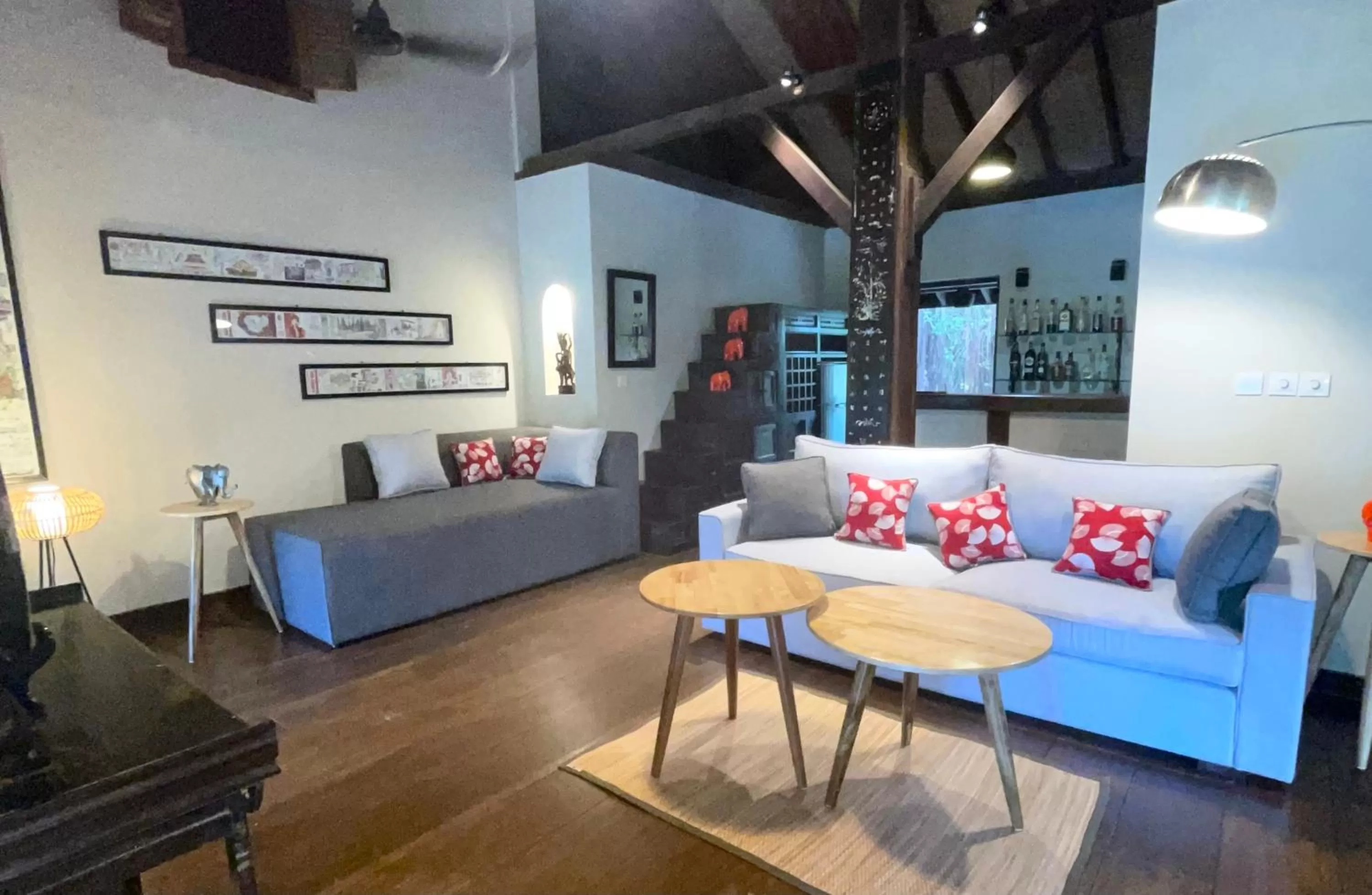 Lounge or bar in La Palmeraie D'angkor