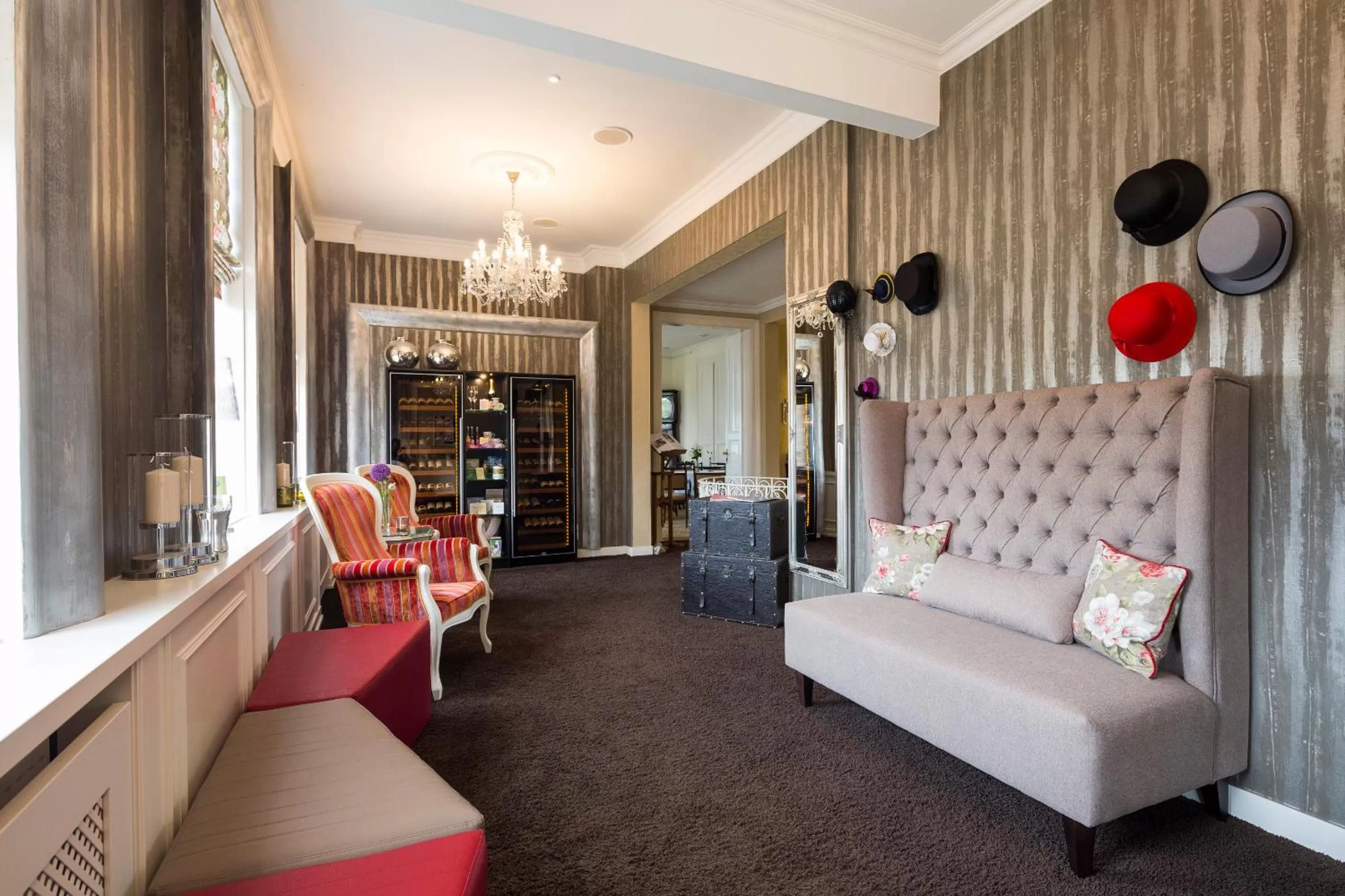 Lobby or reception in Parkhotel Bilm im Glück am Stadtrand Hannovers