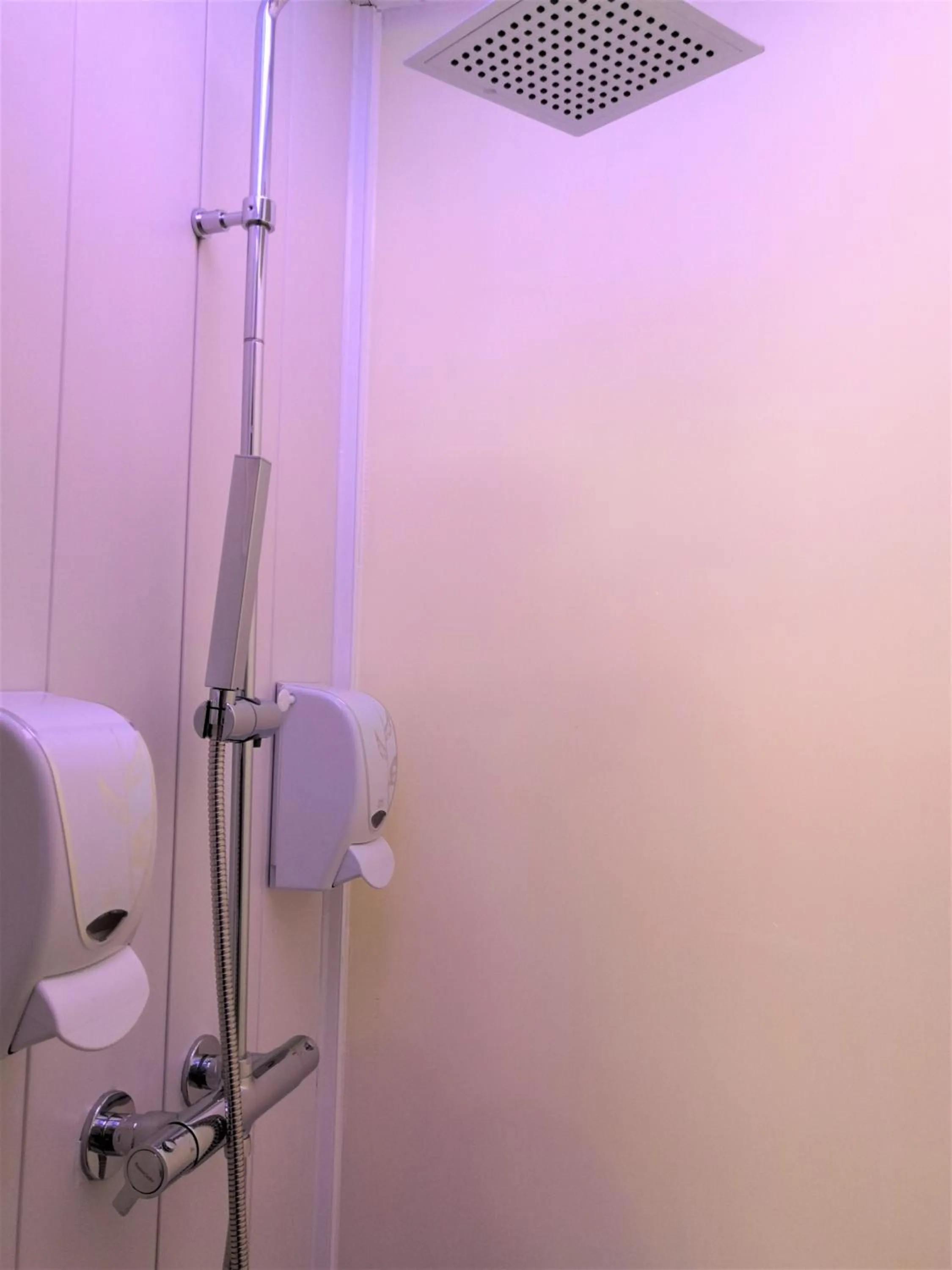 Shower in Erase un Hotel