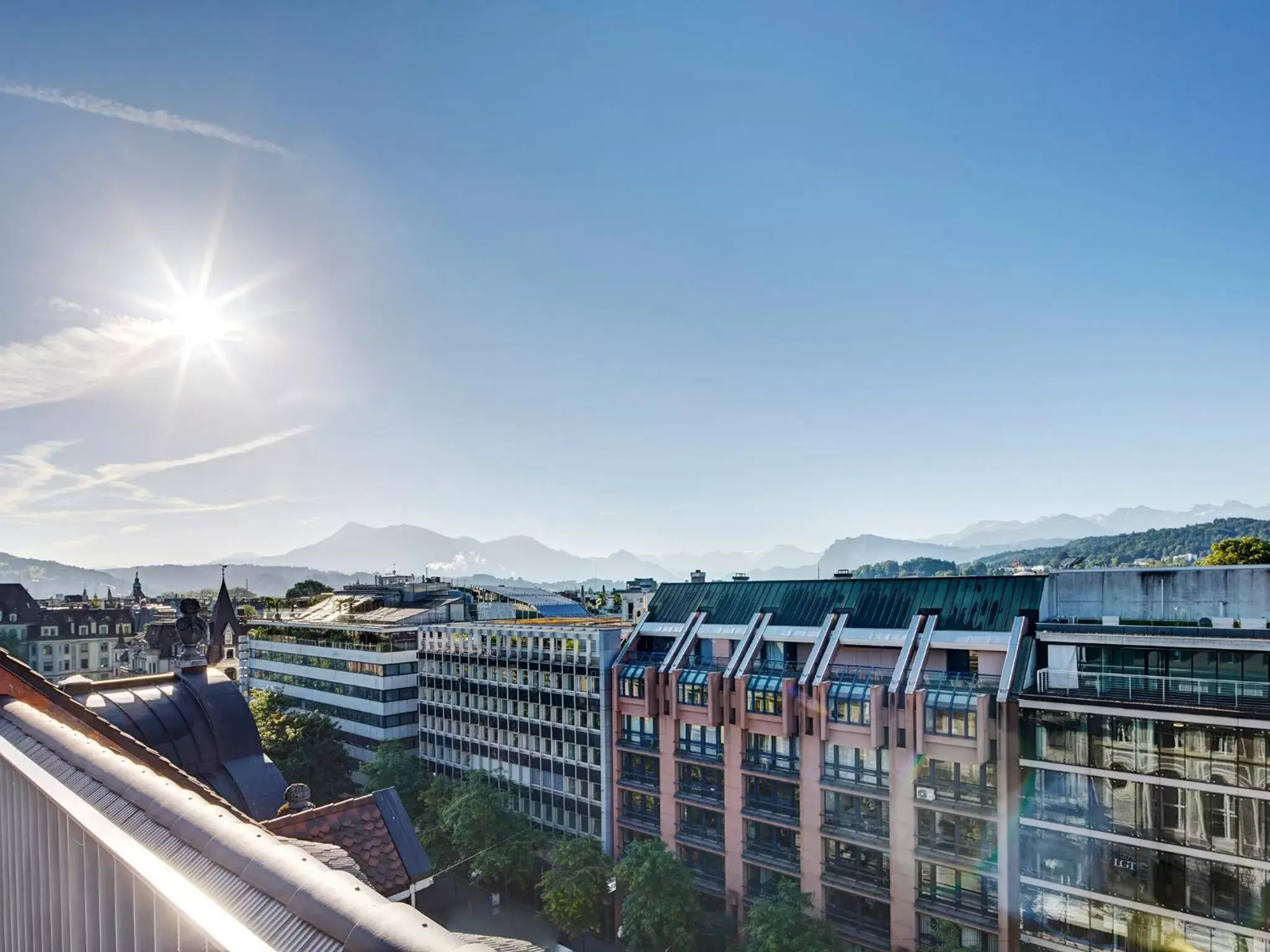 City view in Hotel Anker Luzern