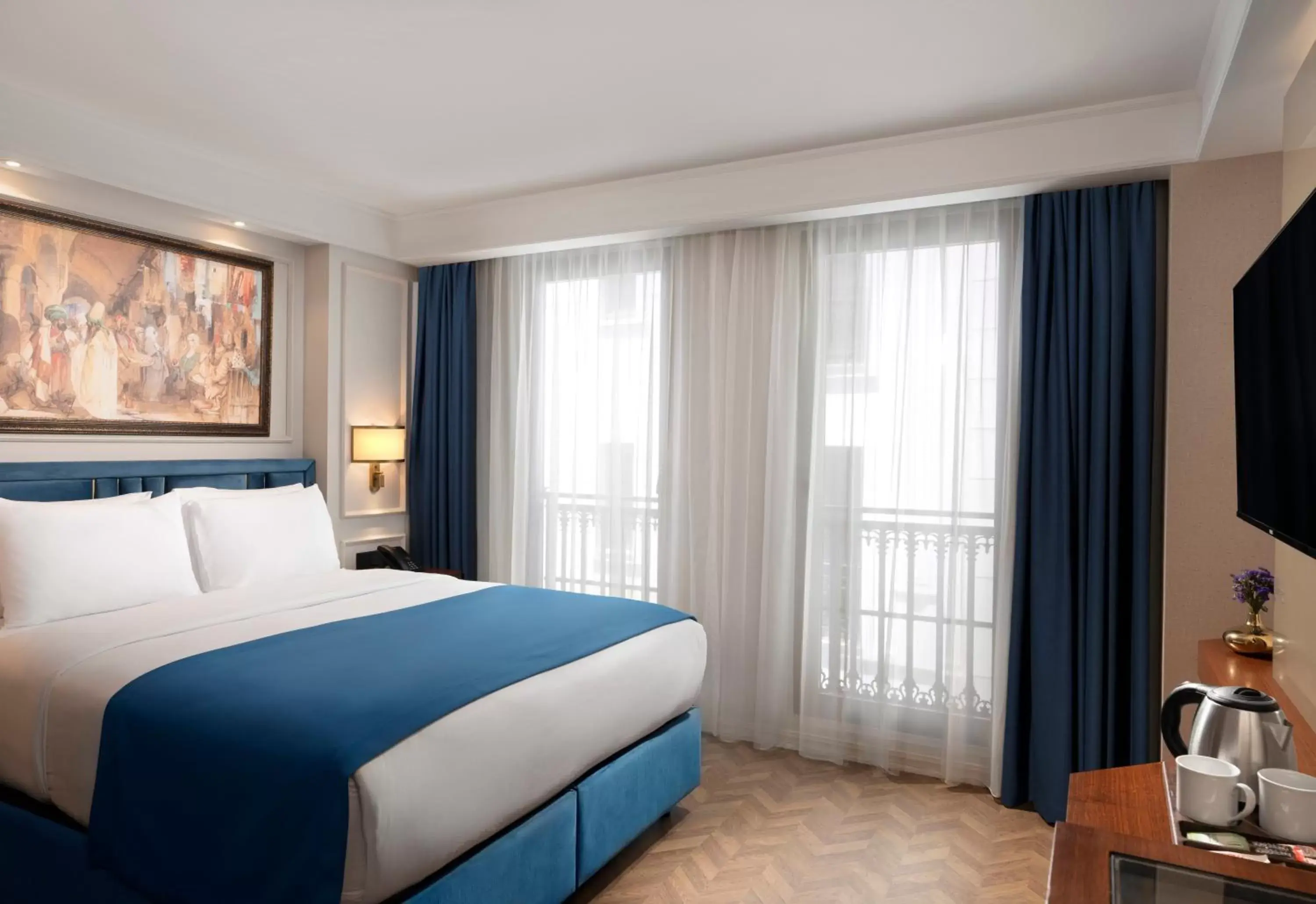 Bed in Royan Hotel Hagia Sophia, a member of Radisson Individuals
