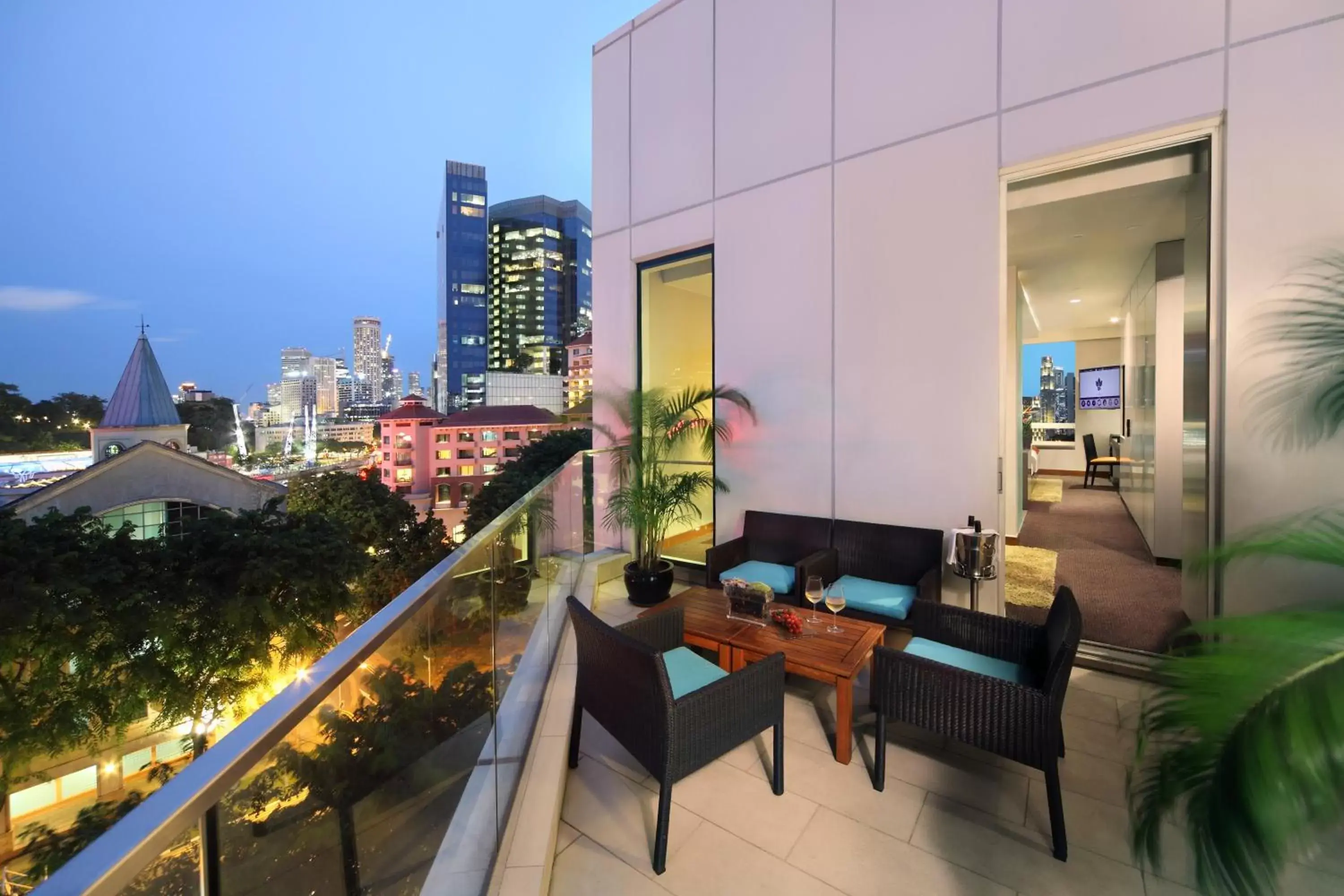 Balcony/Terrace in Park Regis Singapore