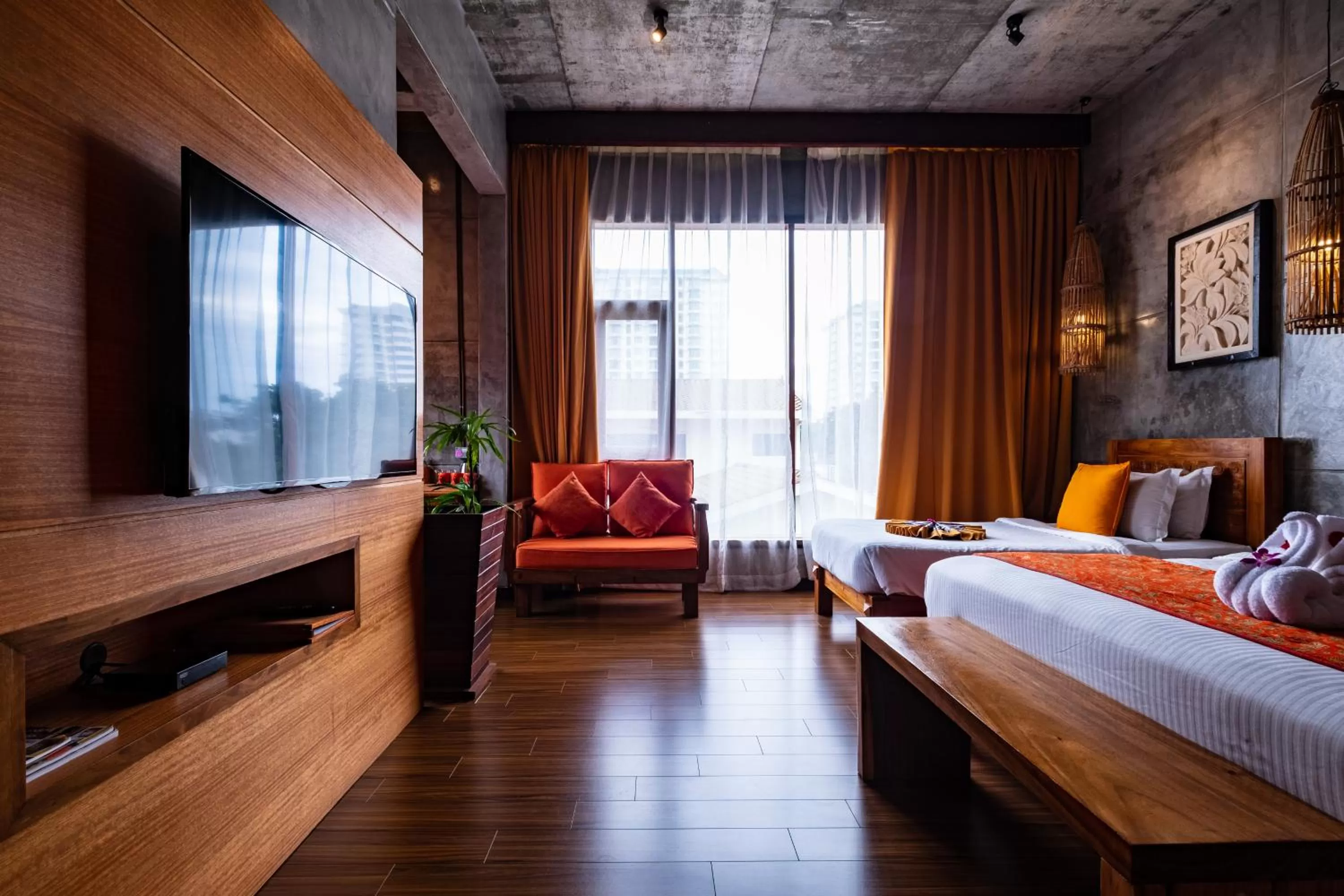 Bed in Ipoh Bali Hotel