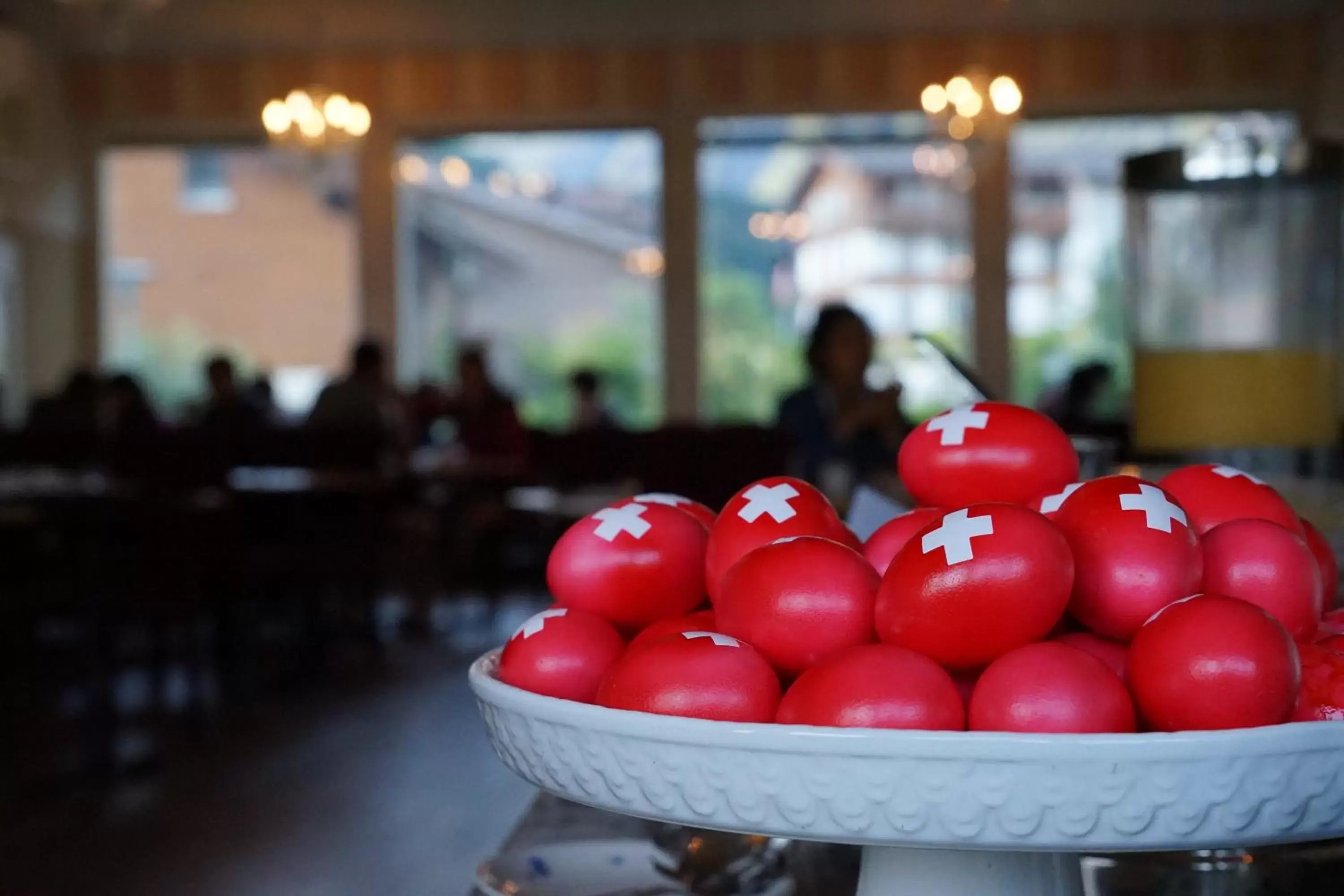 Continental breakfast in Alpenrose Hotel and Gardens