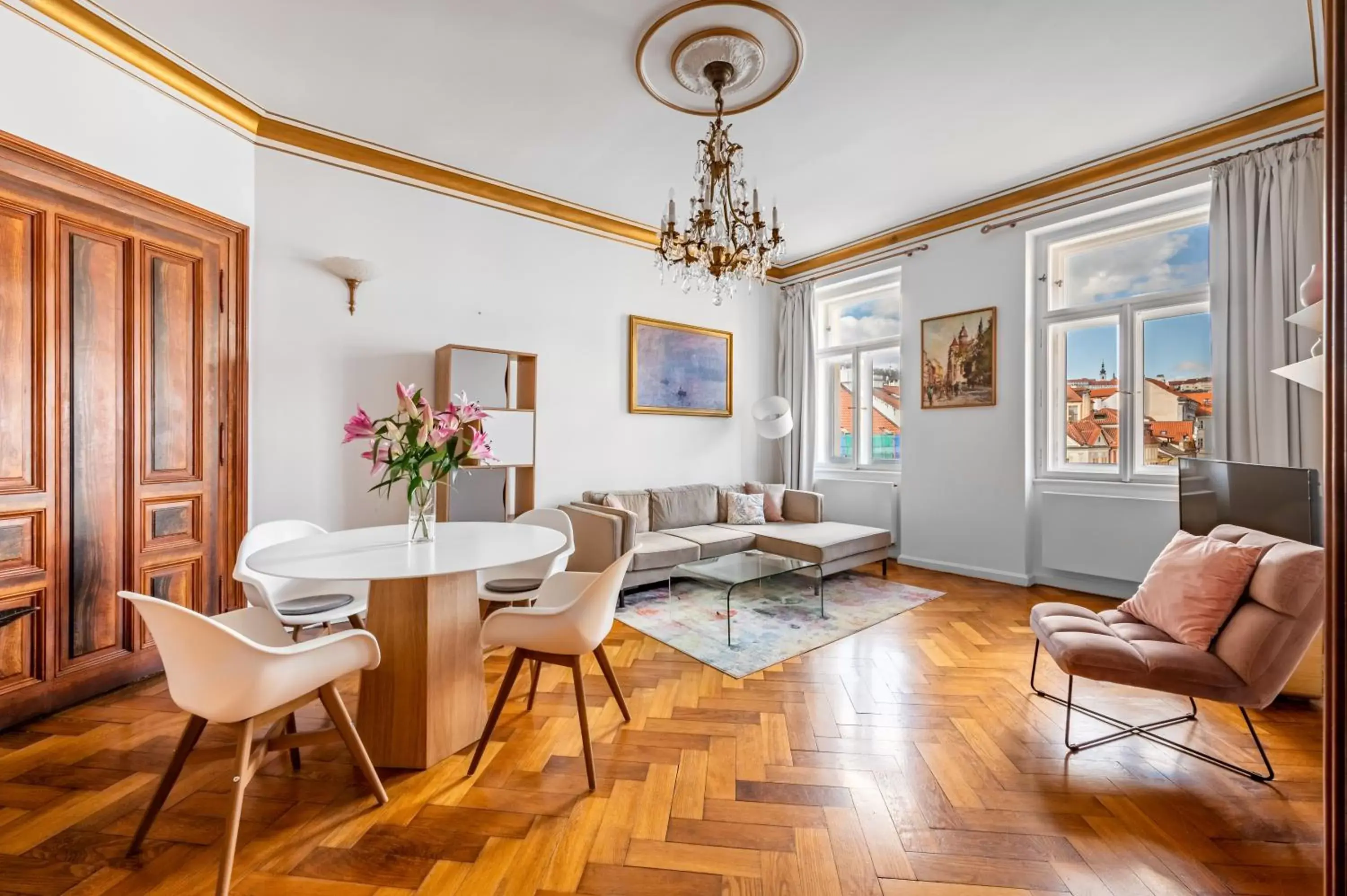 Living room, Seating Area in Malostranská Residence