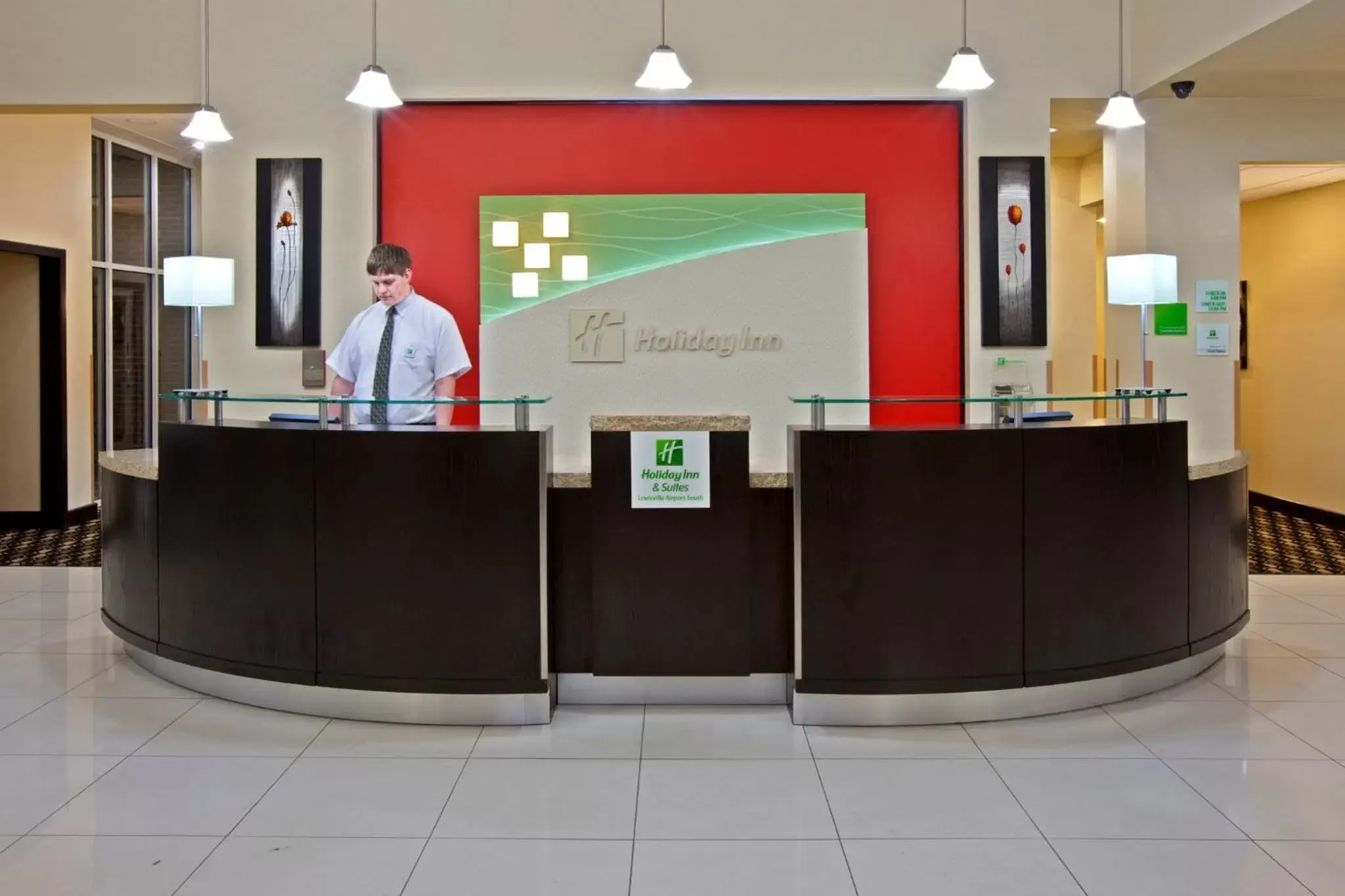 Lobby or reception, Lobby/Reception in Holiday Inn Louisville Airport South, an IHG Hotel