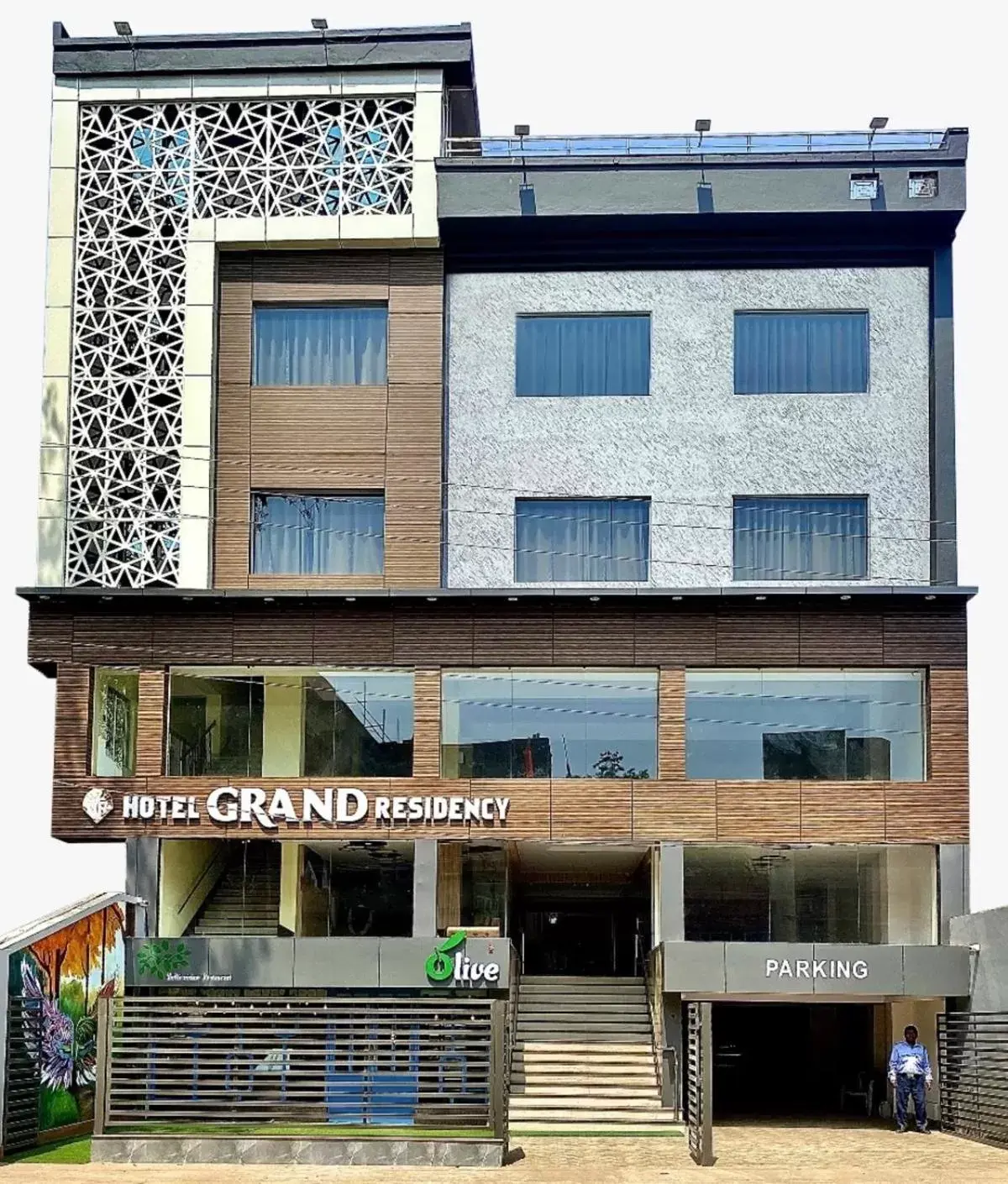 Facade/entrance in Hotel Grand Residency Facade/entrance in Hotel Grand Residency