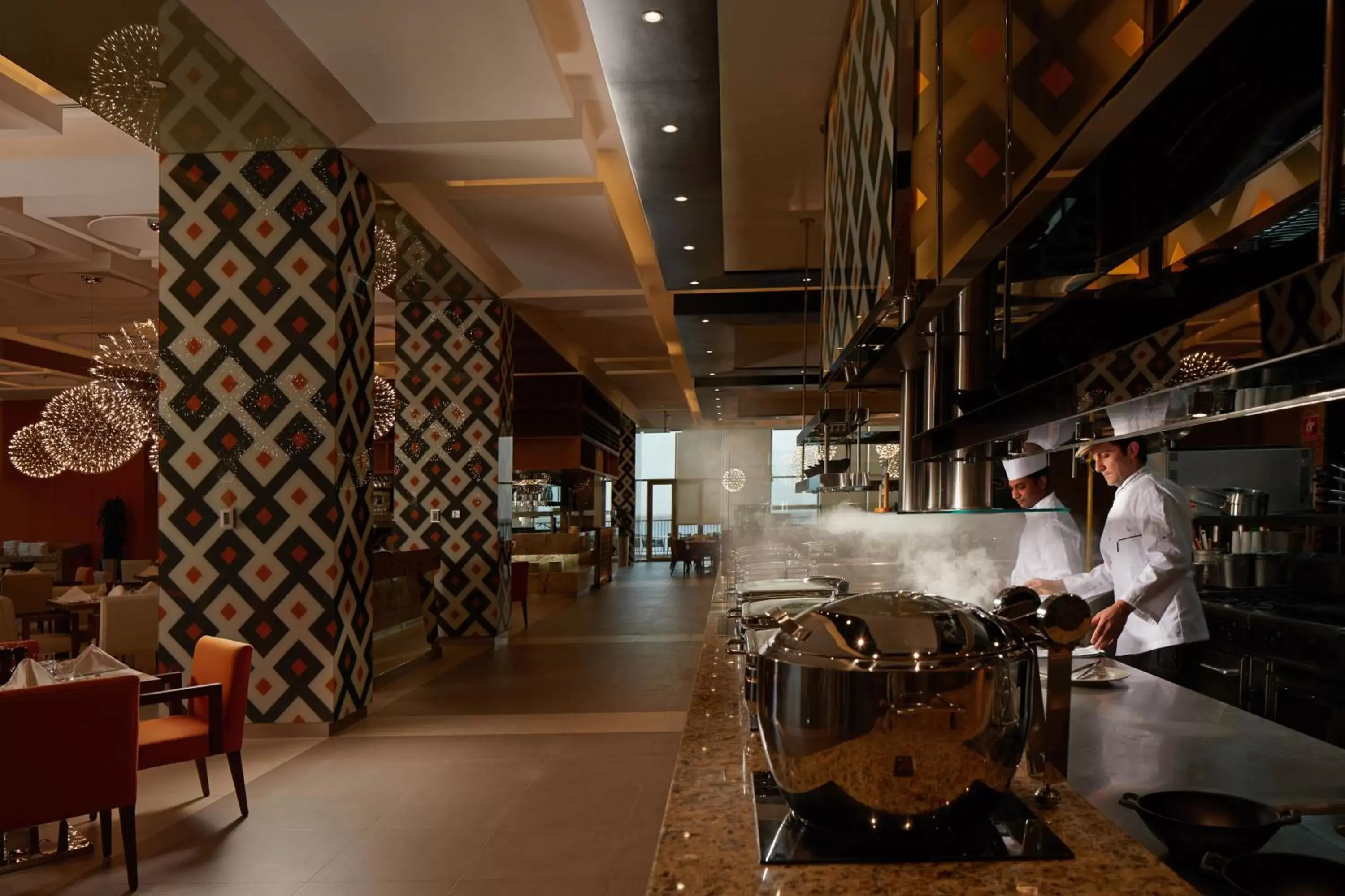 Restaurant/places to eat, Lobby/Reception in Royal M Hotel & Resort Abu Dhabi